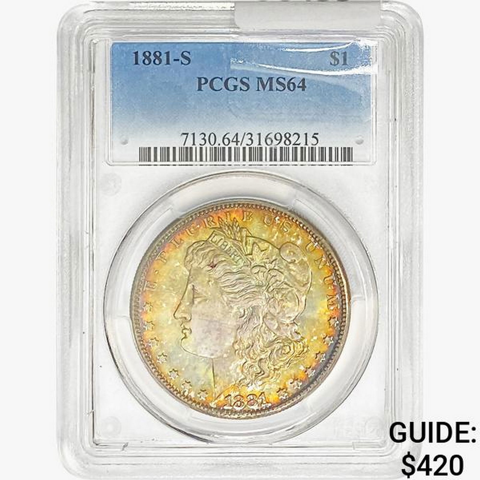 1881-S Morgan Silver Dollar PCGS MS64 (1 of 2)