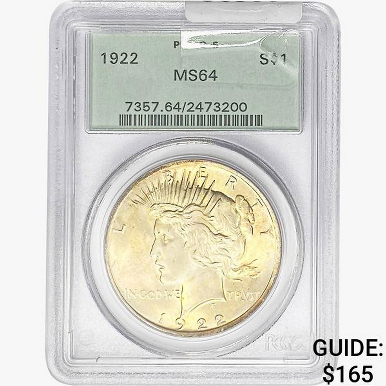 1922 Silver Peace Dollar PCGS MS64 (1 of 2)