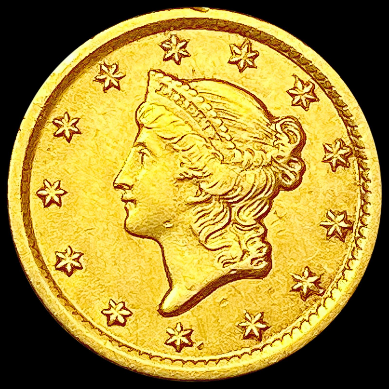 1853 O Rare Gold Dollar UNCIRCULATED (1 of 2)