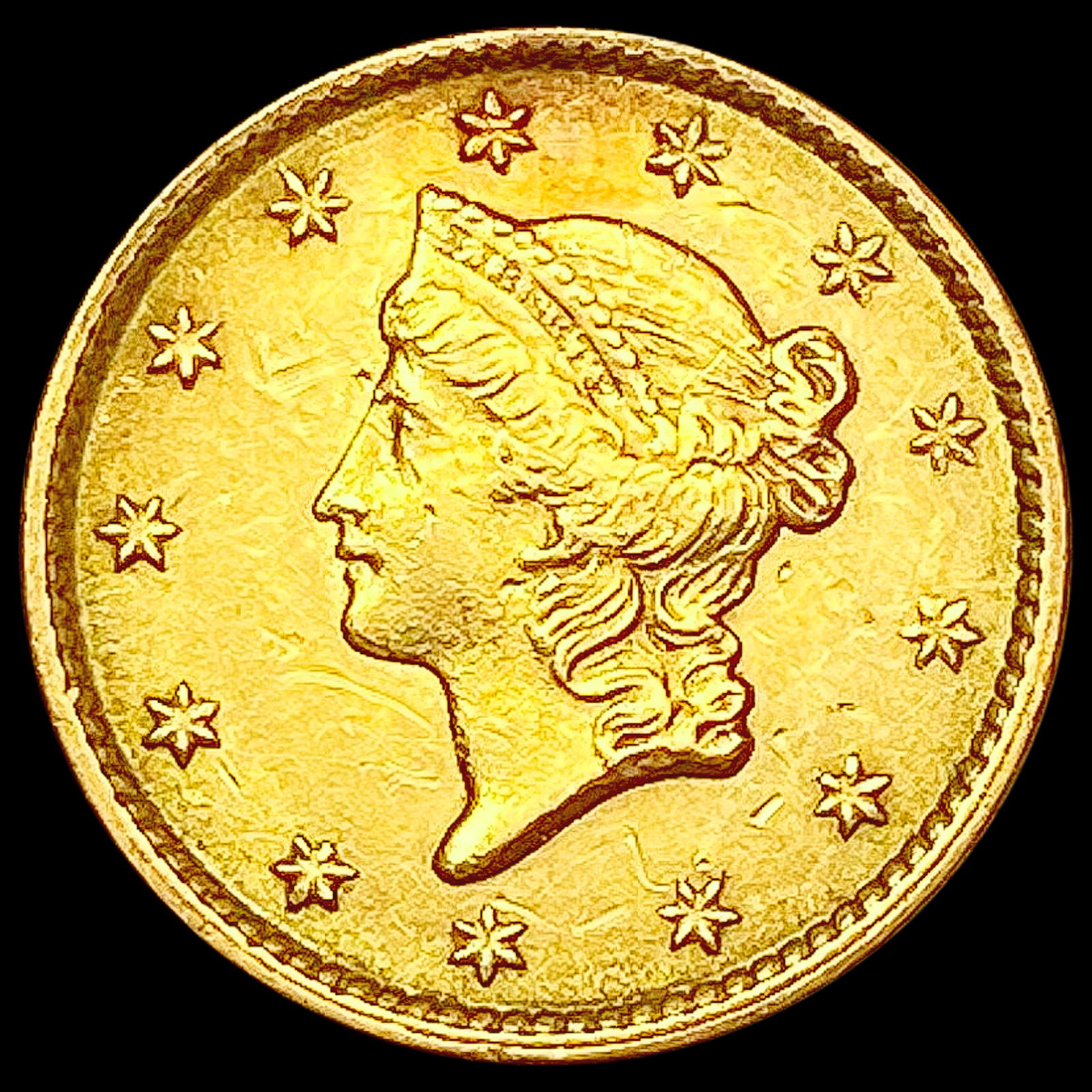 1853 Rare Gold Dollar CLOSELY UNCIRCULATED (1 of 2)