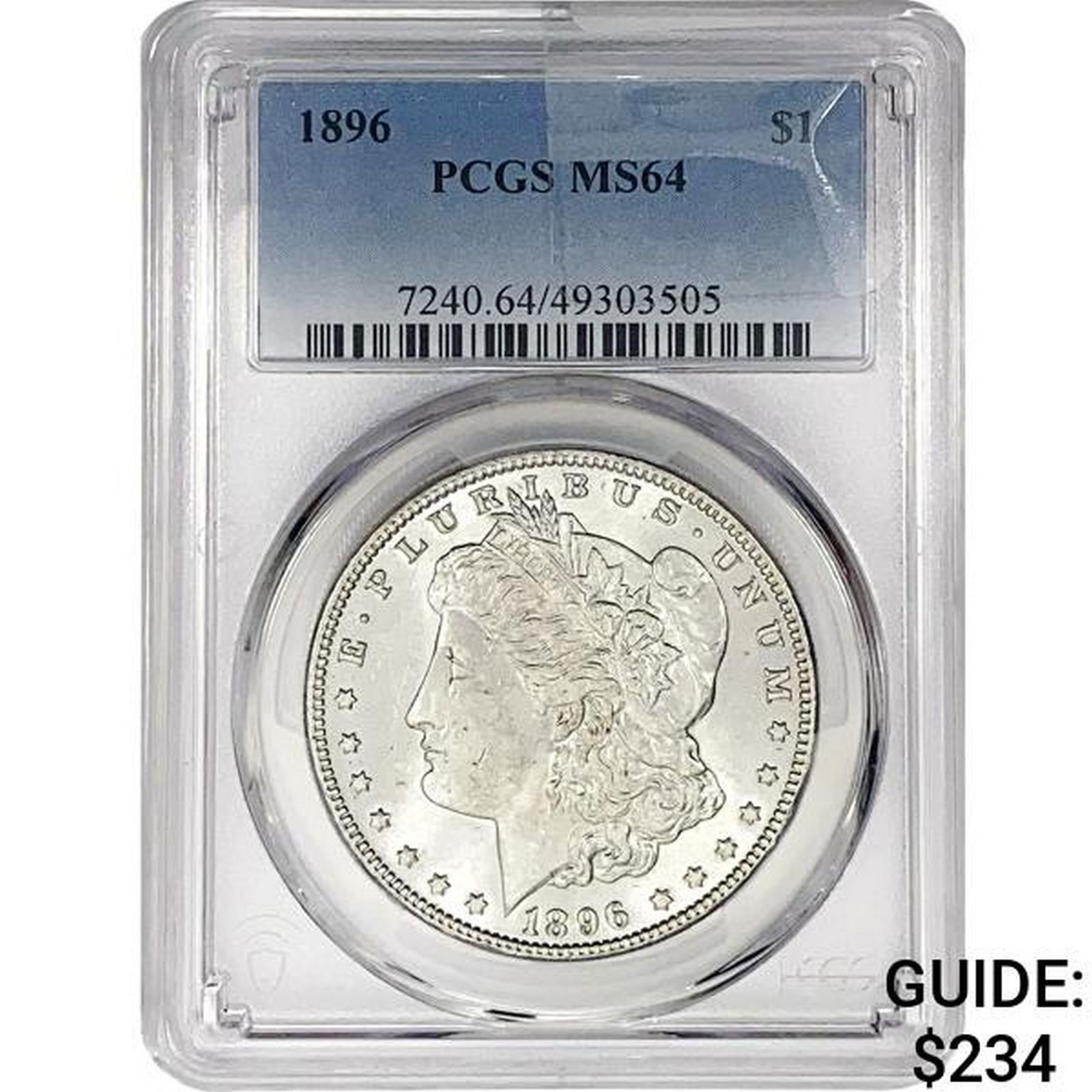 1896 Morgan Silver Dollar PCGS MS64 (1 of 2)