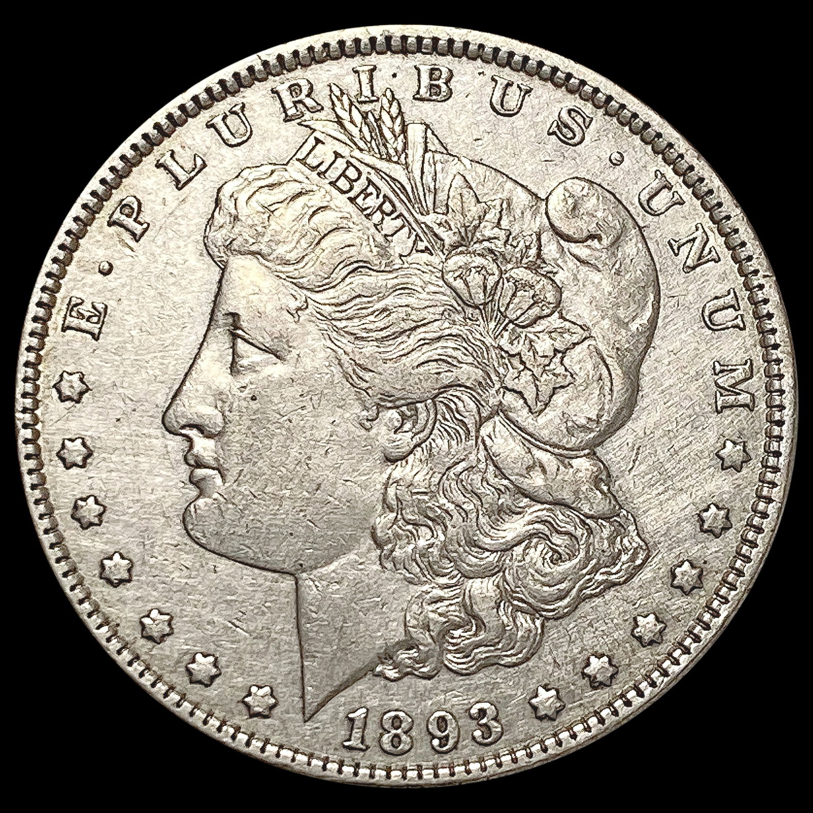 1893 Morgan Silver Dollar CLOSELY UNCIRCULATED (1 of 2)