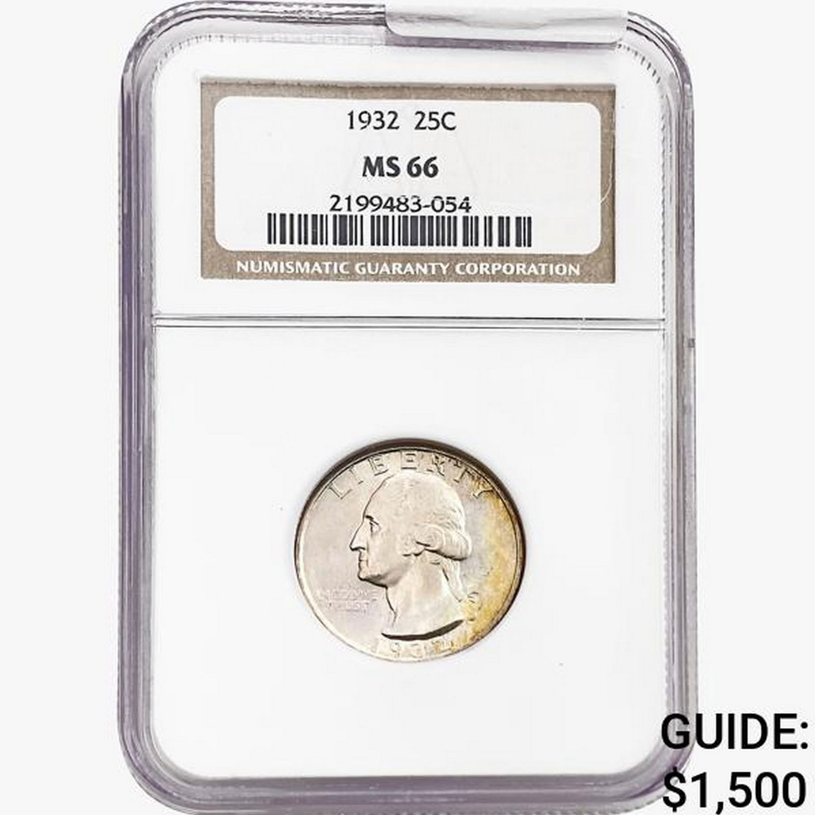 1932 Washington Silver Quarter NGC MS66 (1 of 2)