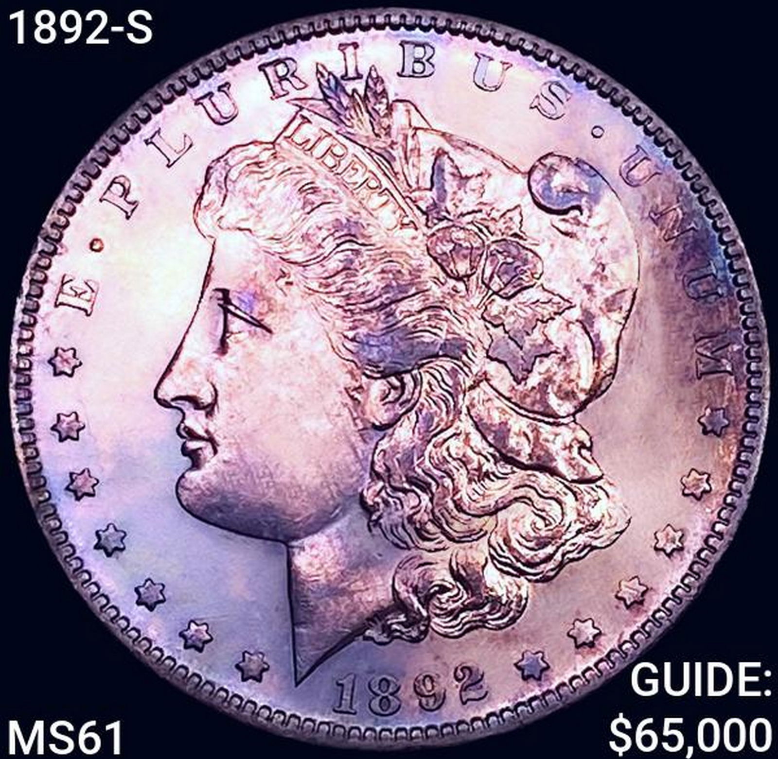 1892-S Morgan Silver Dollar UNCIRCULATED (1 of 2)