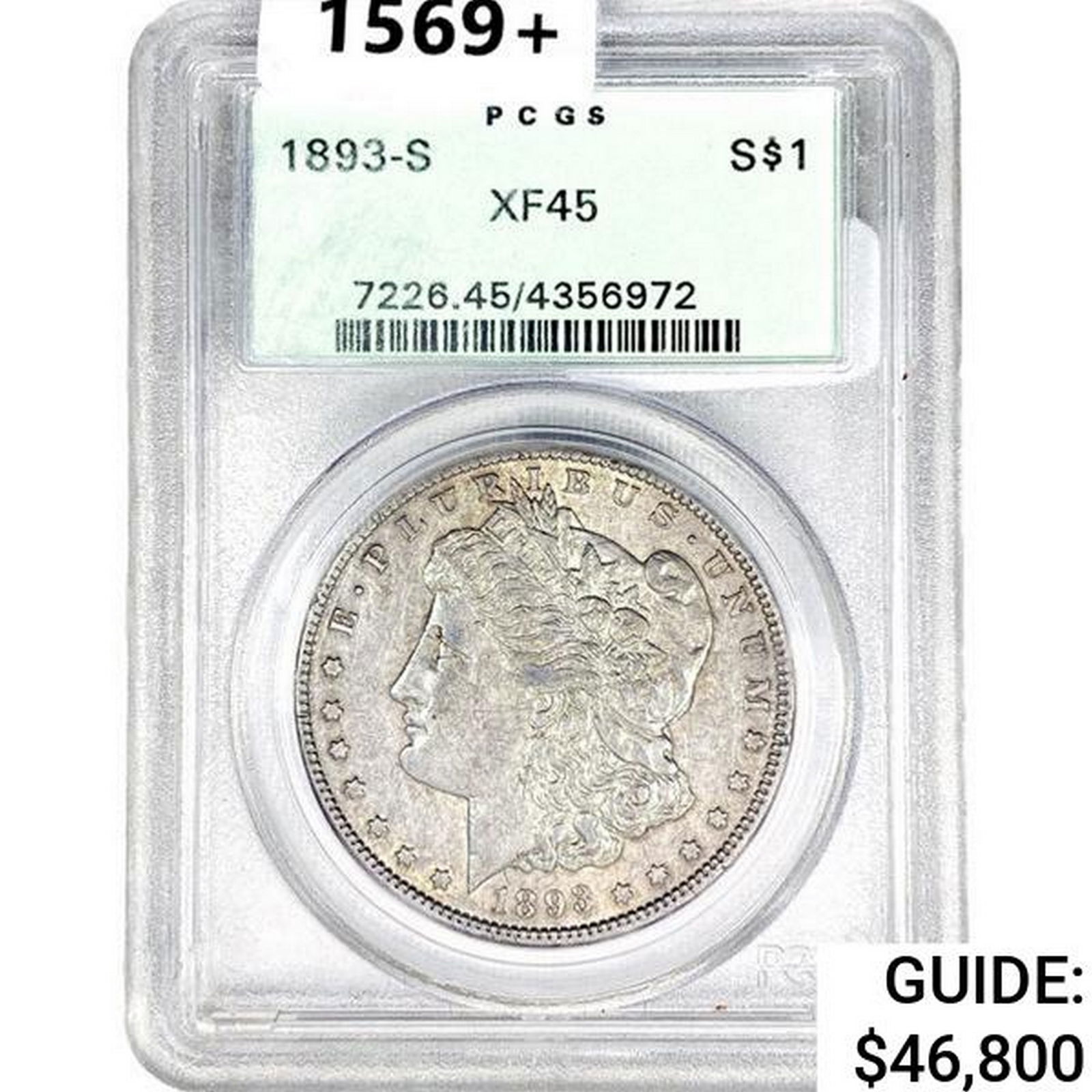 1893s Silver Dollar Pcgs Xf45 Oct 26, 2024 Gold Standard