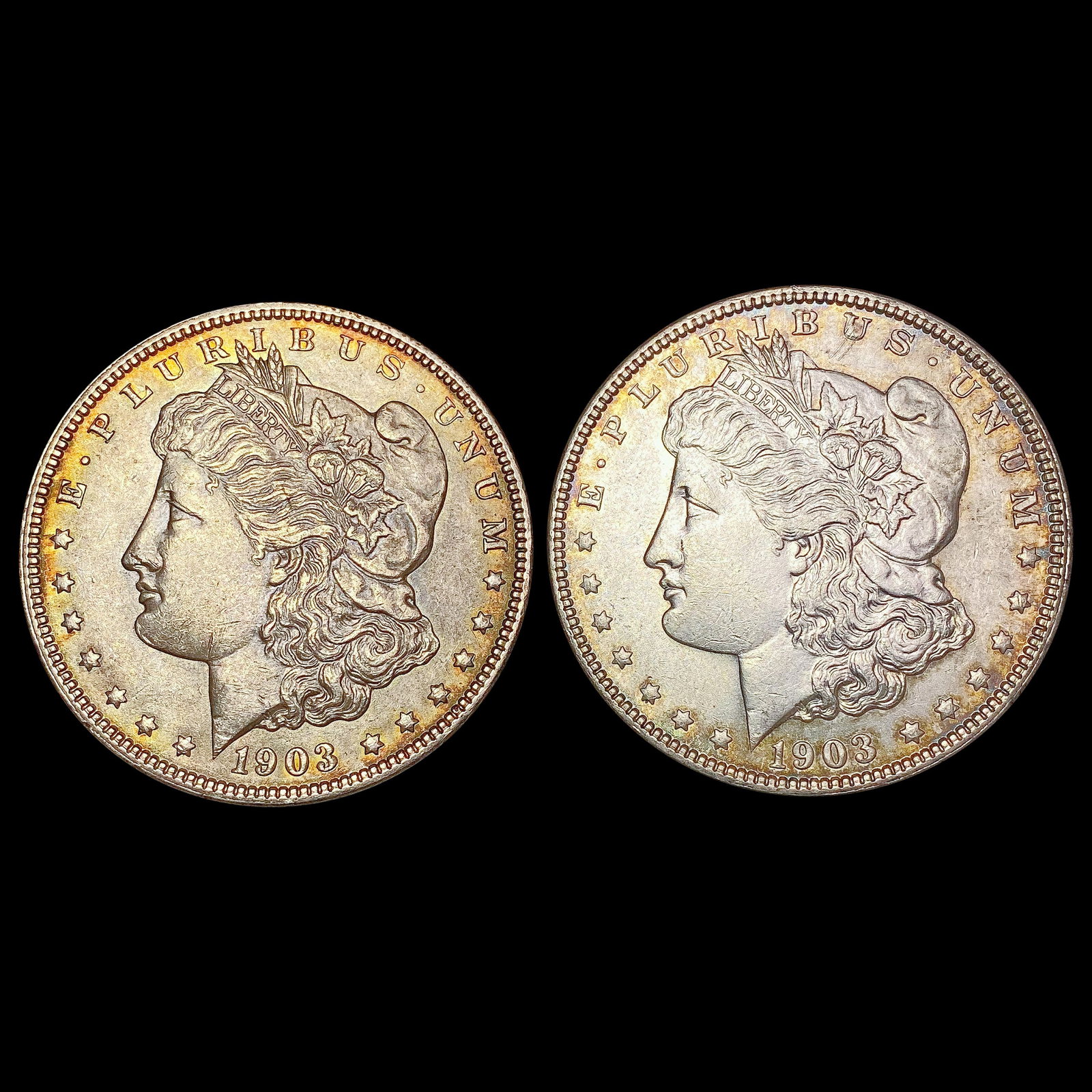 [2] 1903 Morgan Silver Dollar CLOSELY UNCIRCULATED (1 of 2)