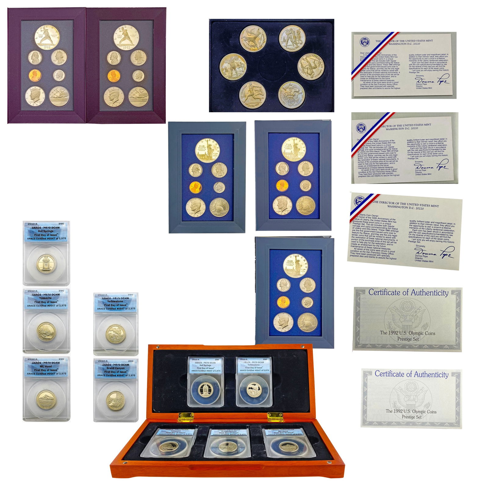 [46] 1986-2012 U.S. Proof Sets/Coins (1 of 7)