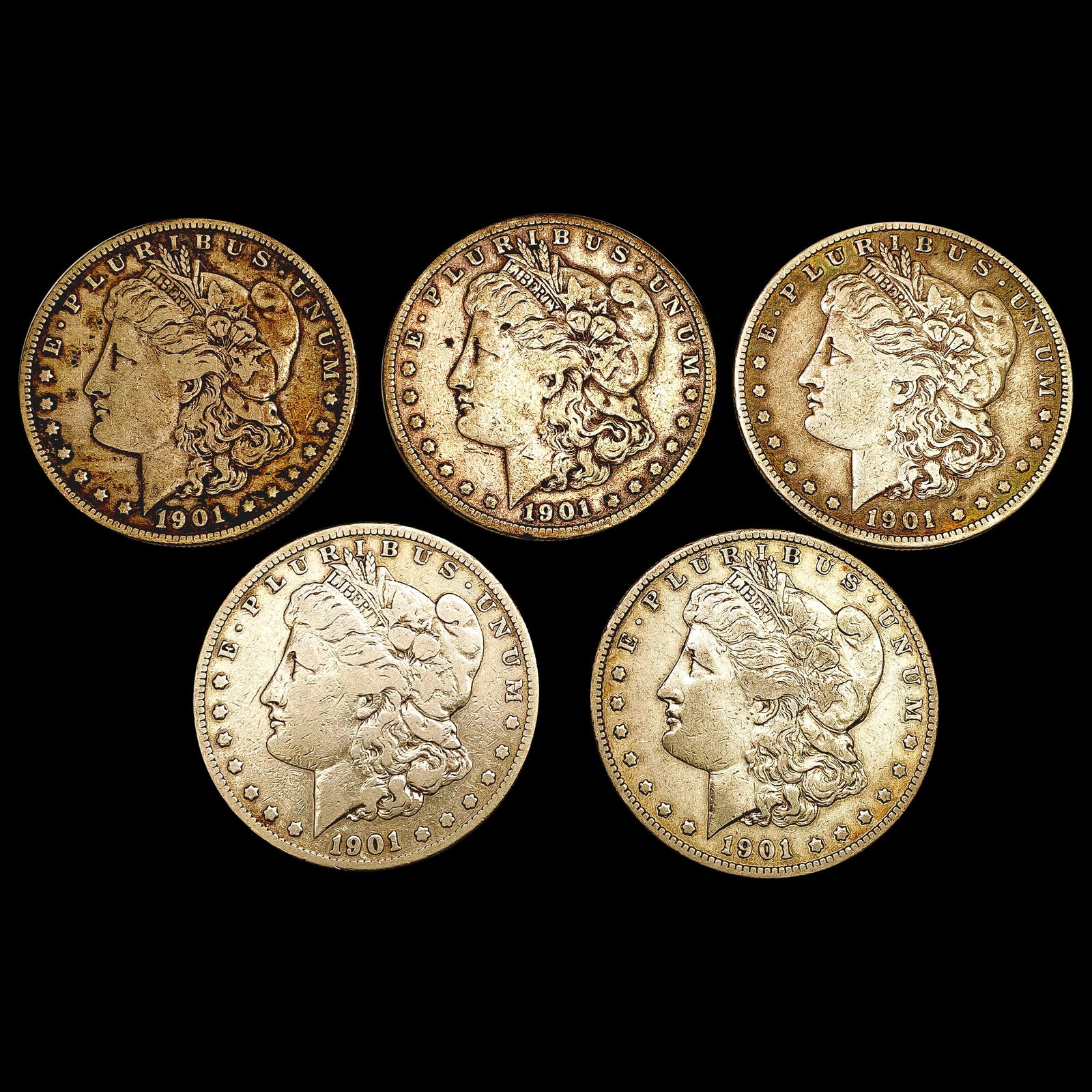 [5] 1901-S Morgan Silver Dollar HIGH GRADE (1 of 2)