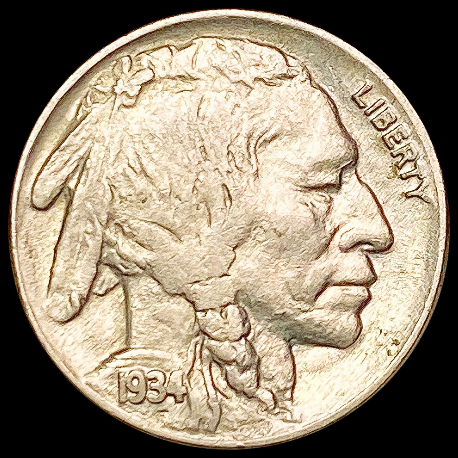 1934 Buffalo Nickel UNCIRCULATED (1 of 2)