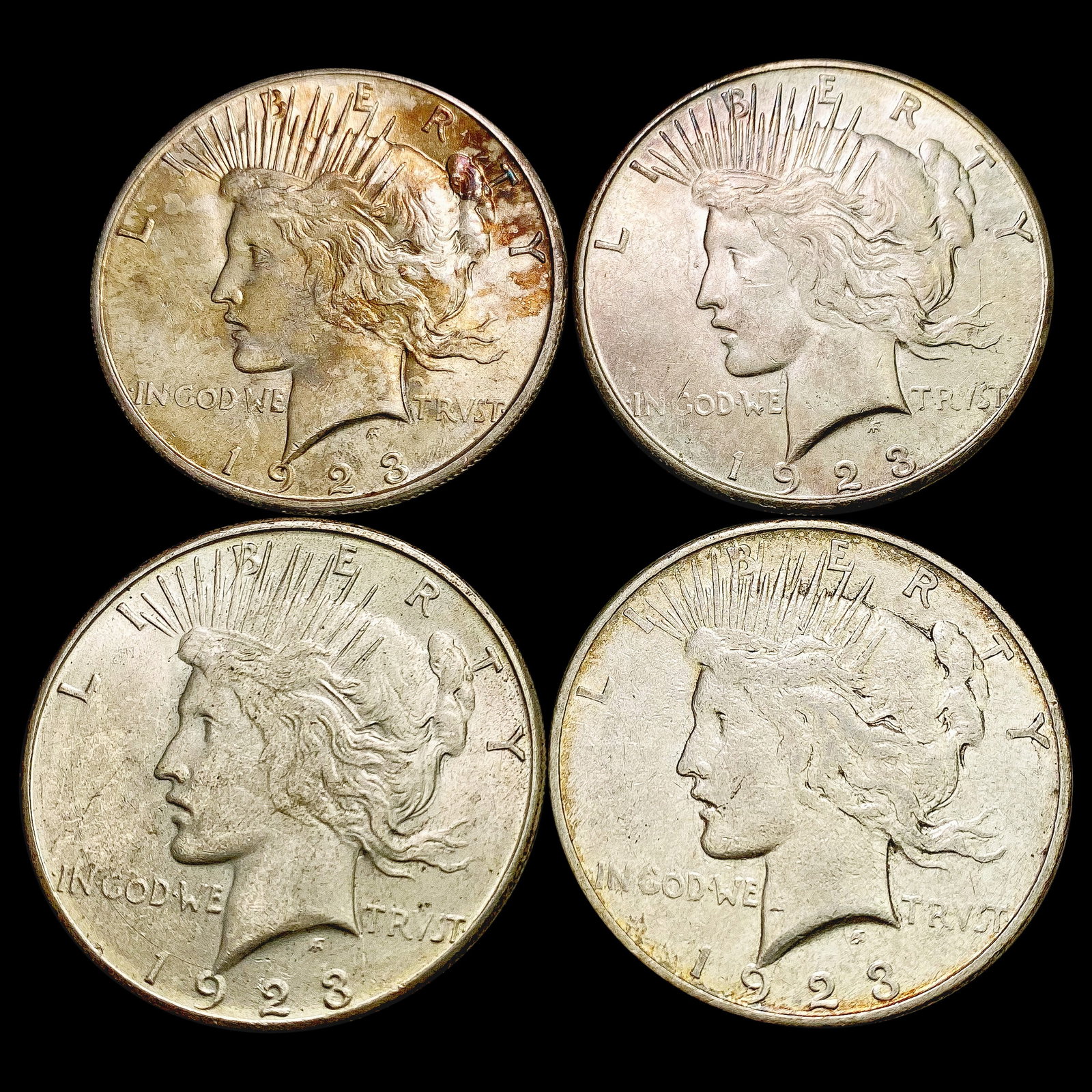 [4] 1923 Silver Peace Dollar HIGH GRADE (1 of 2)