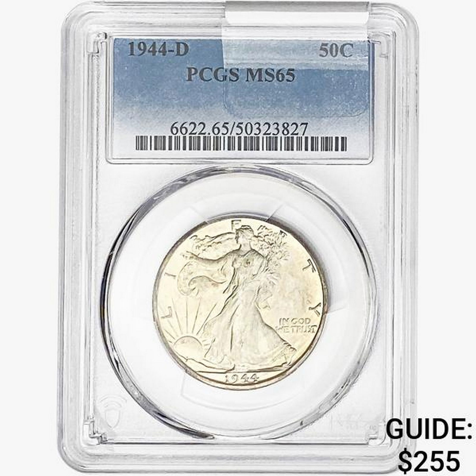 1944-D Walking Liberty Half Dollar PCGS MS65 (1 of 2)