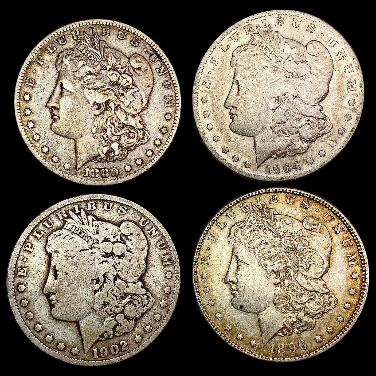 [4] 1880-1904 Morgan Silver Dollar HIGH GRADE (1 of 2)