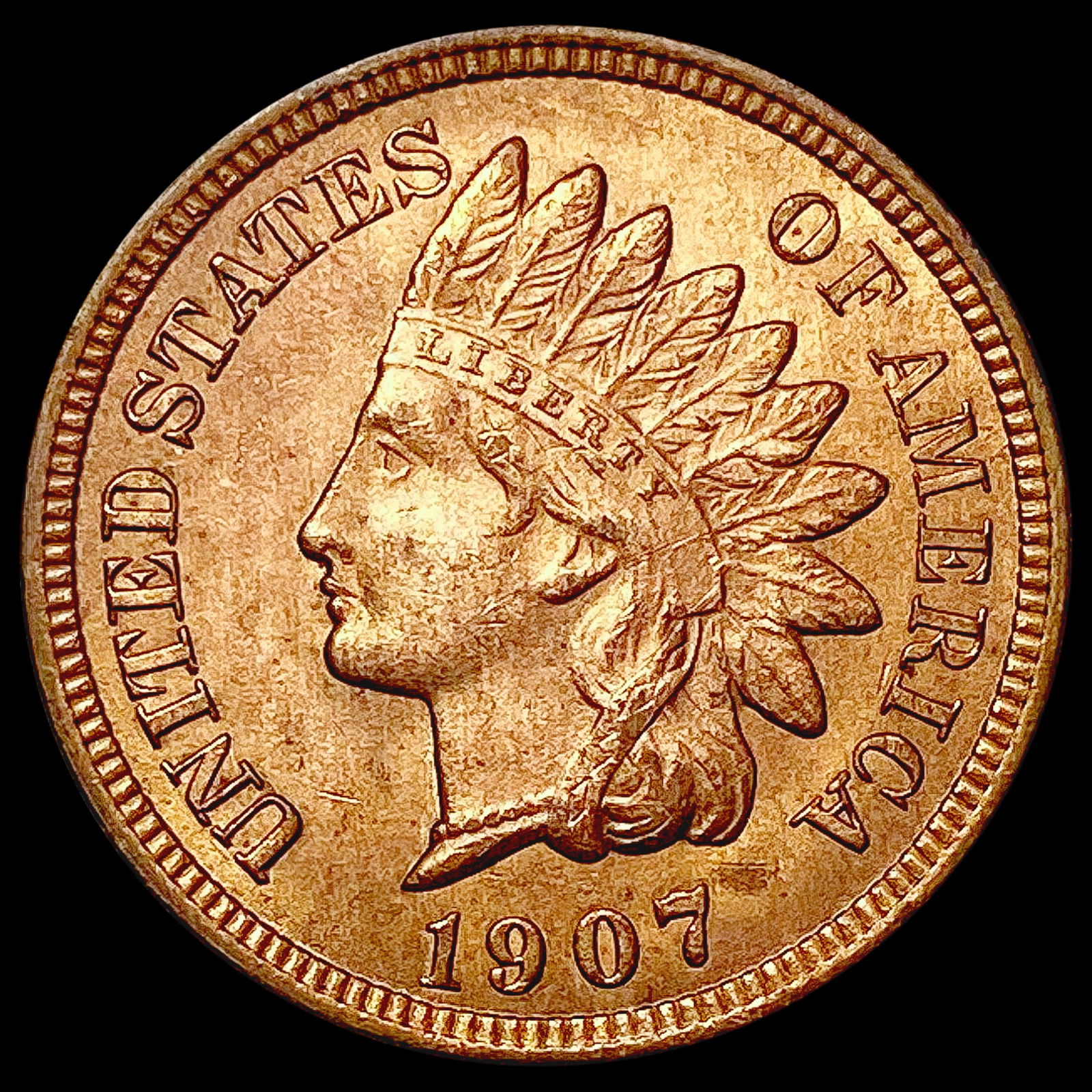 1907 Indian Head Cent UNCIRCULATED (1 of 2)