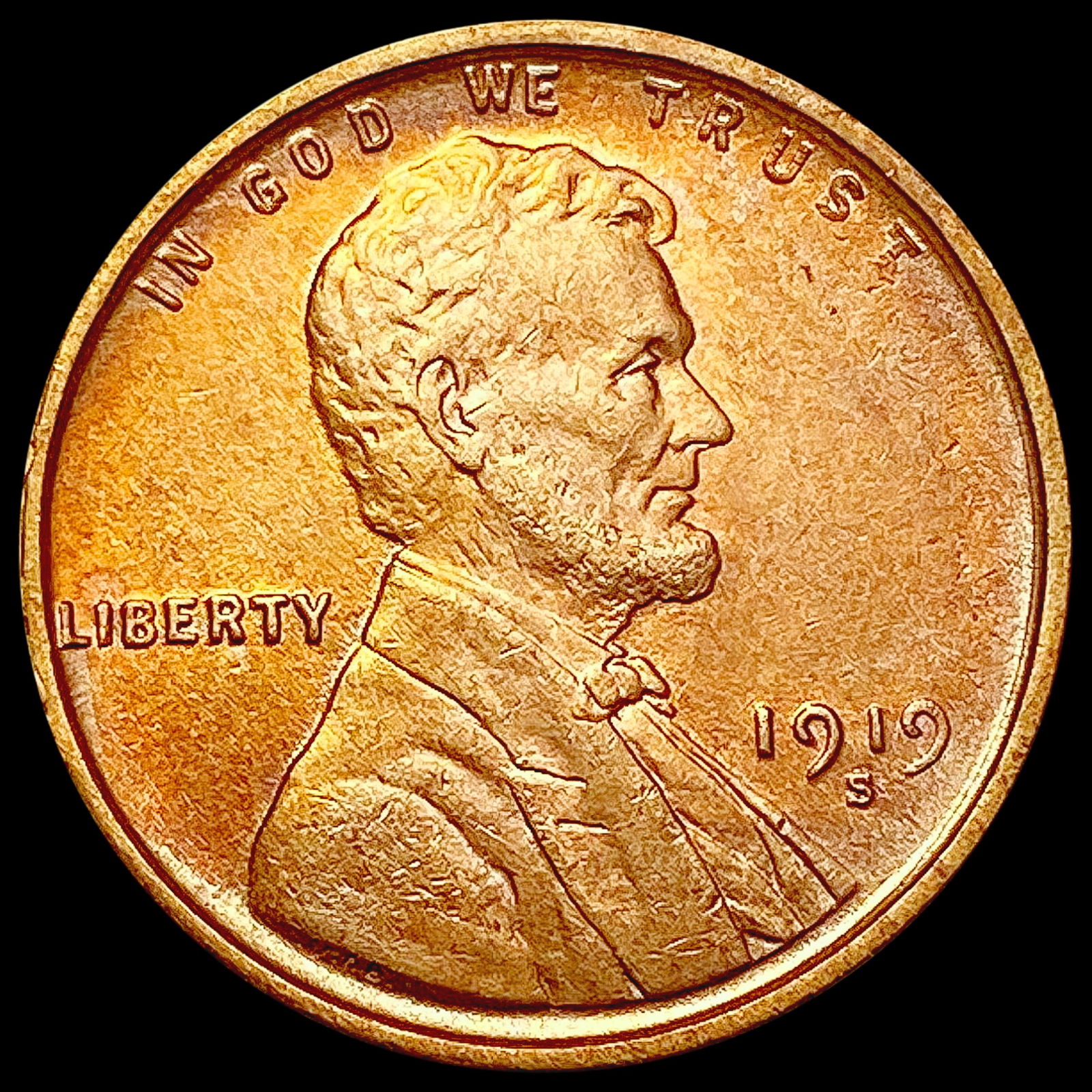 1919-S Wheat Cent UNCIRCULATED (1 of 2)