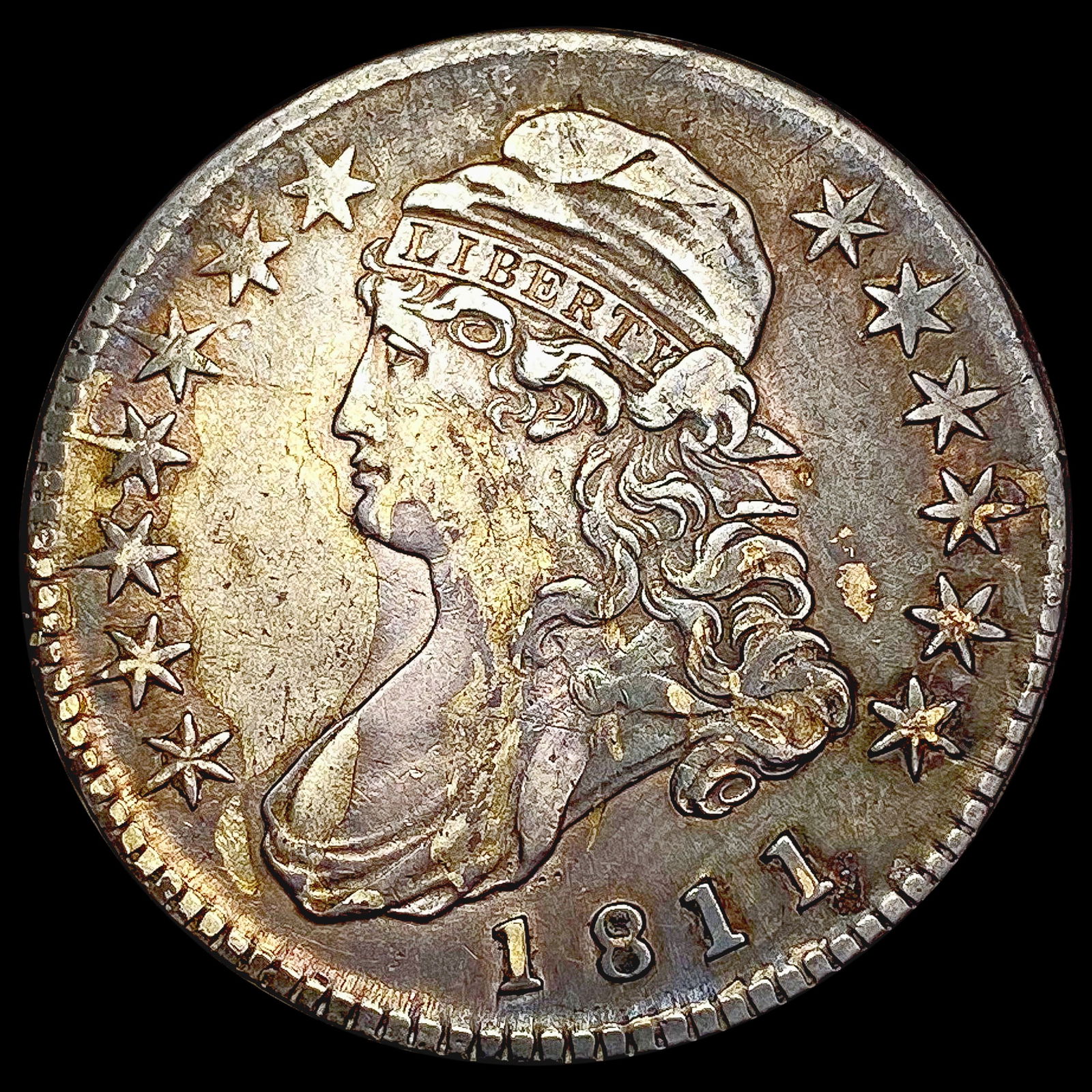 1811 Sm.8 Capped Bust Half Dollar LIGHTLY CIRCULATED (1 of 2)