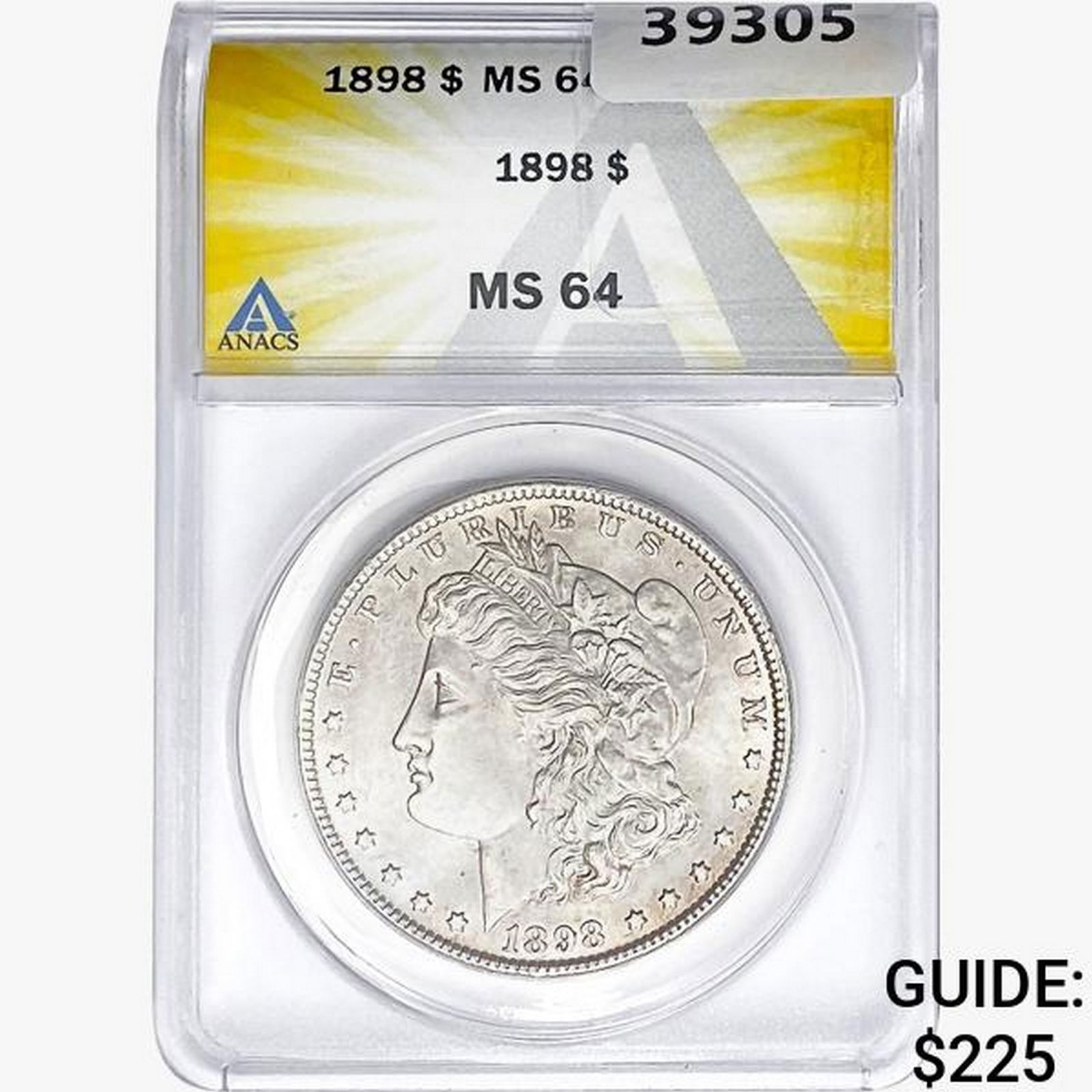 1898 Morgan Silver Dollar ANACS MS64 (1 of 2)