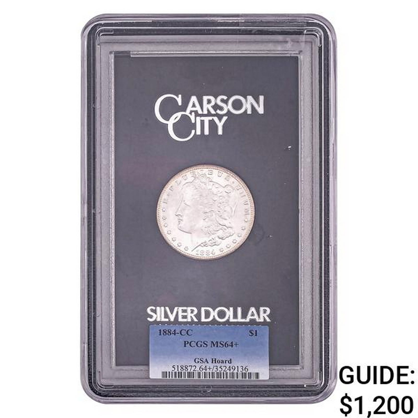 1884-CC Morgan Silver Dollar PCGS MS64+ GSA Hoard (1 of 2)