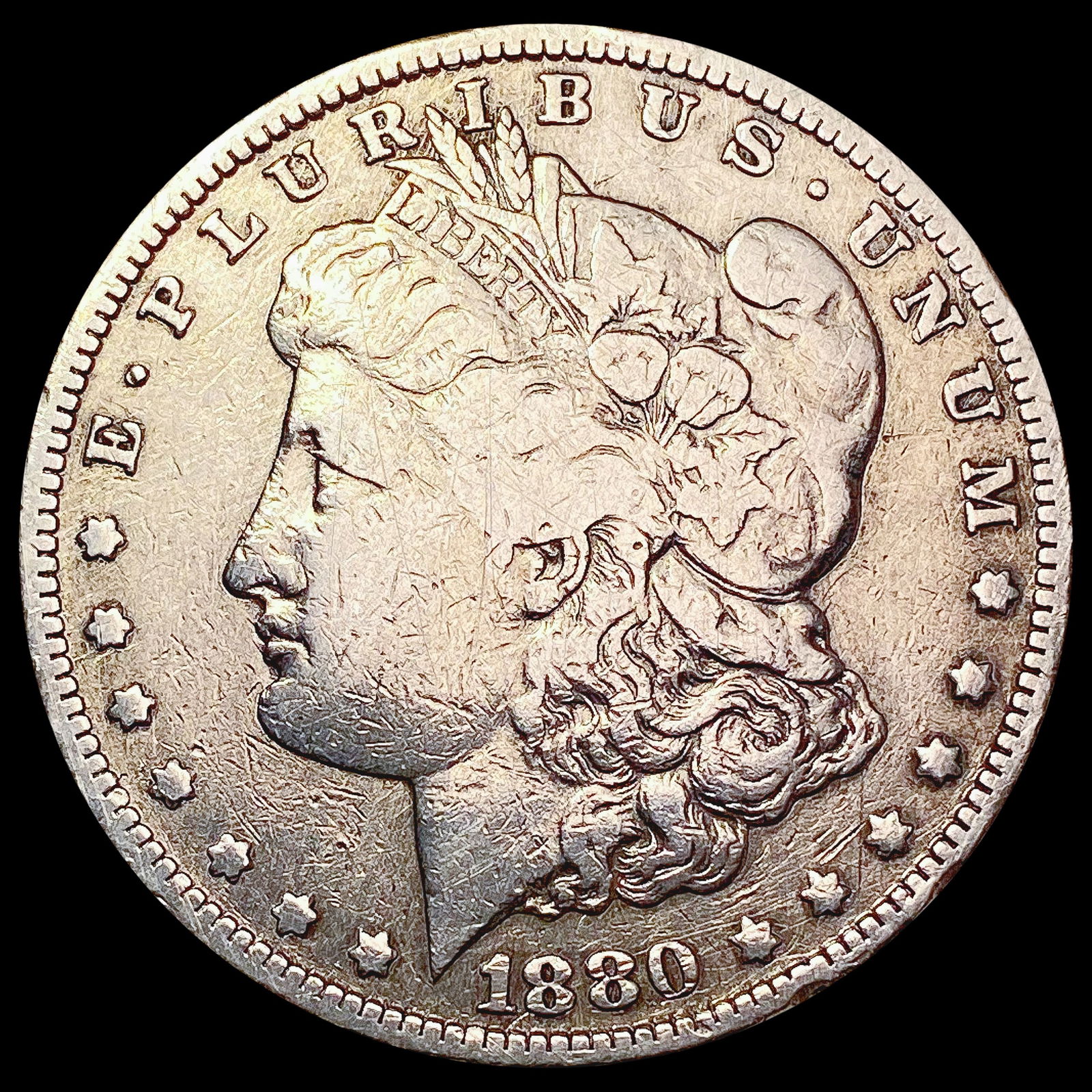 1880-CC Morgan Silver Dollar NICELY CIRCULATED (1 of 2)
