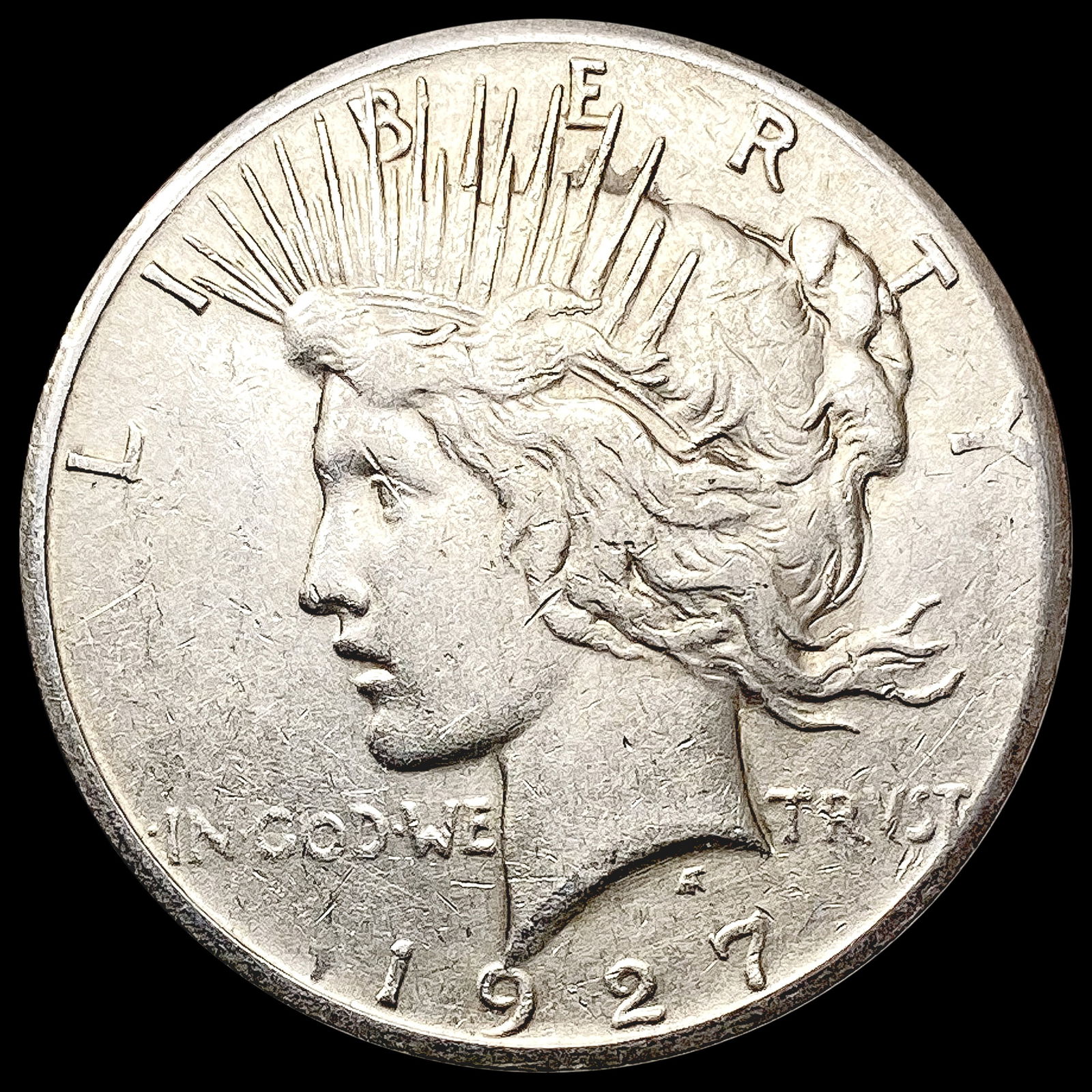 1927 Silver Peace Dollar CLOSELY UNCIRCULATED (1 of 2)