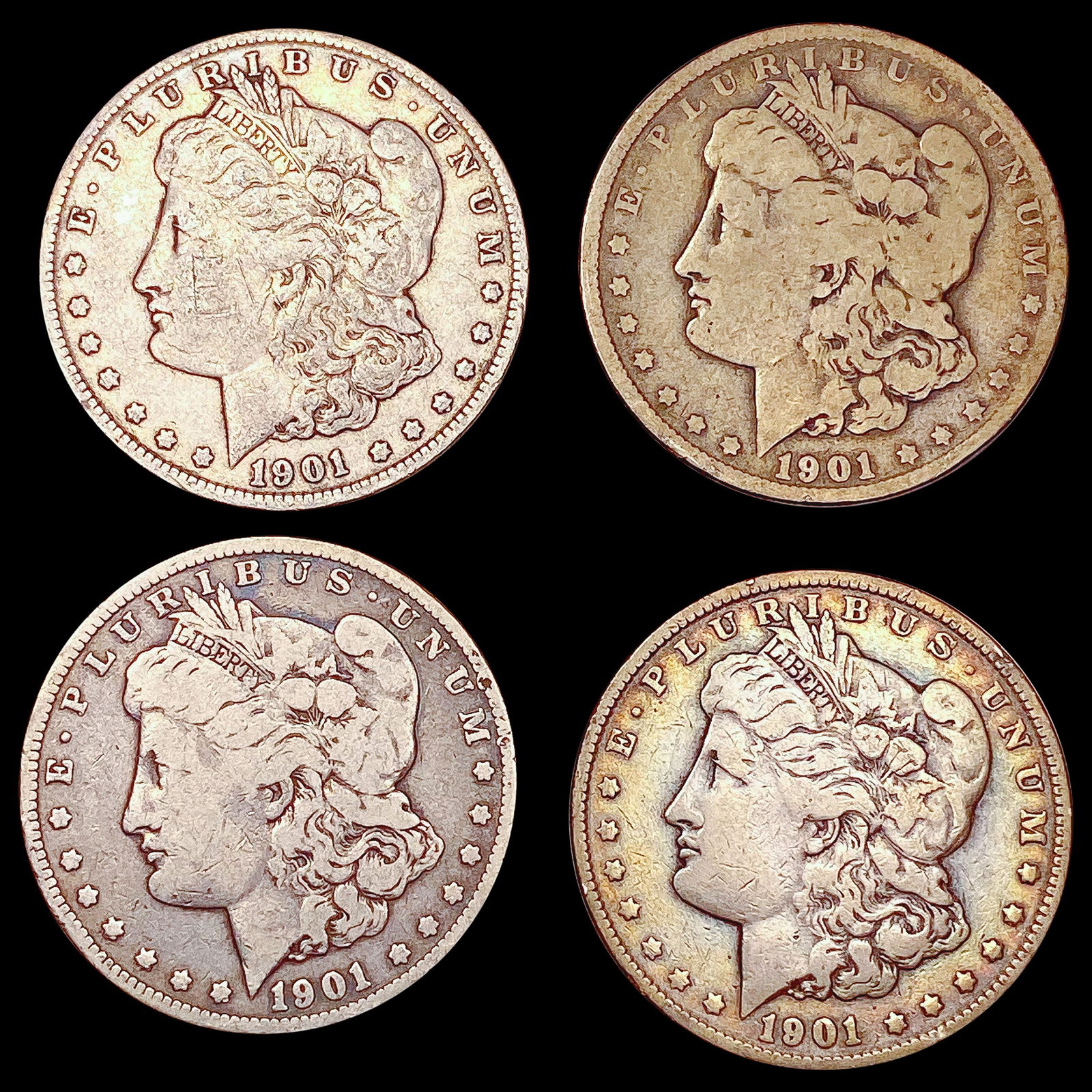 [4] 1901 Morgan Silver Dollar LIGHTLY CIRCULATED (1 of 2)