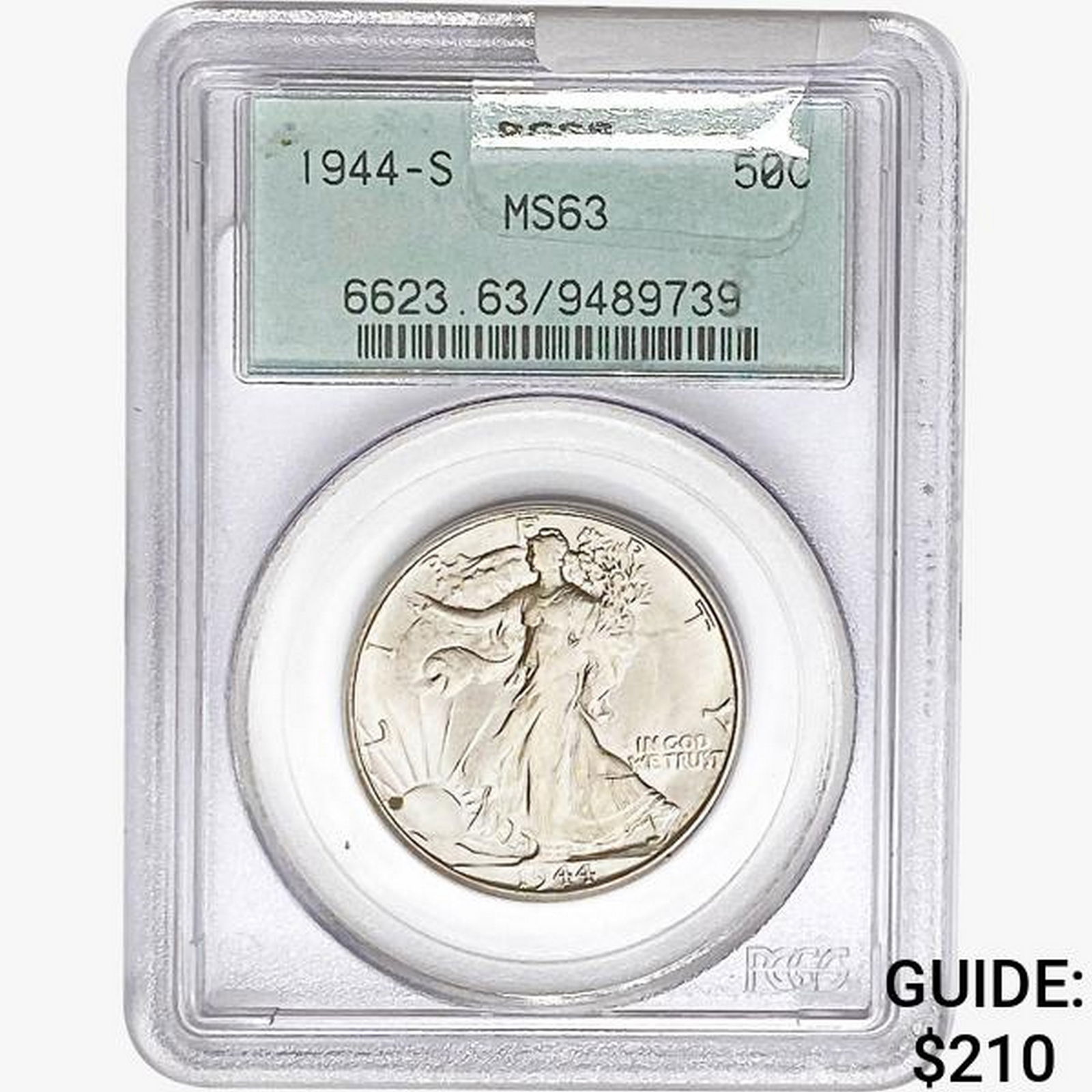1944-S Walking Liberty Half Dollar PCGS MS63 (1 of 2)