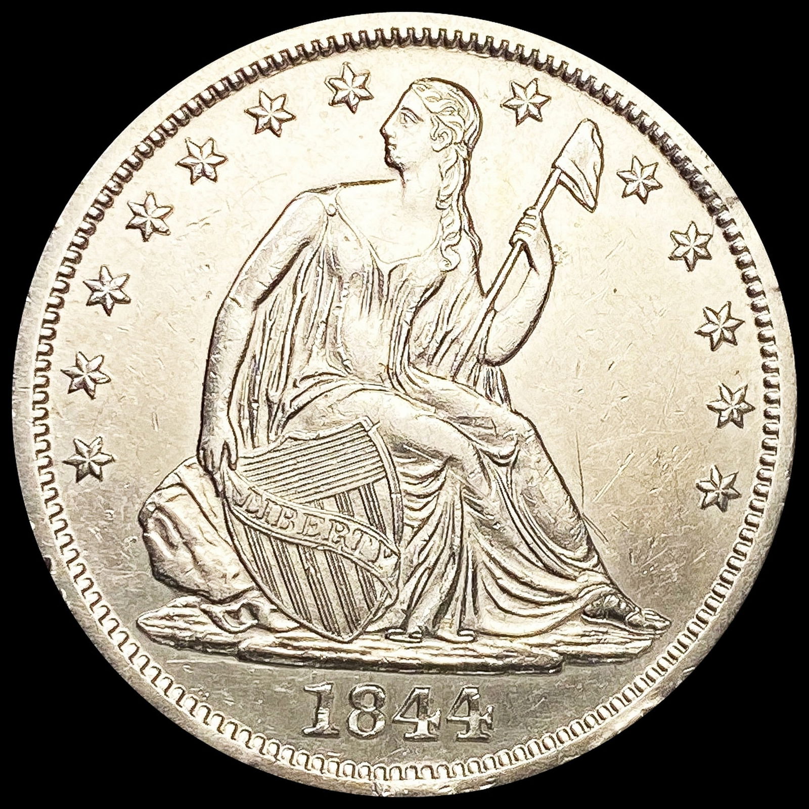 1844-O Seated Liberty Half Dollar UNCIRCULATED (1 of 2)
