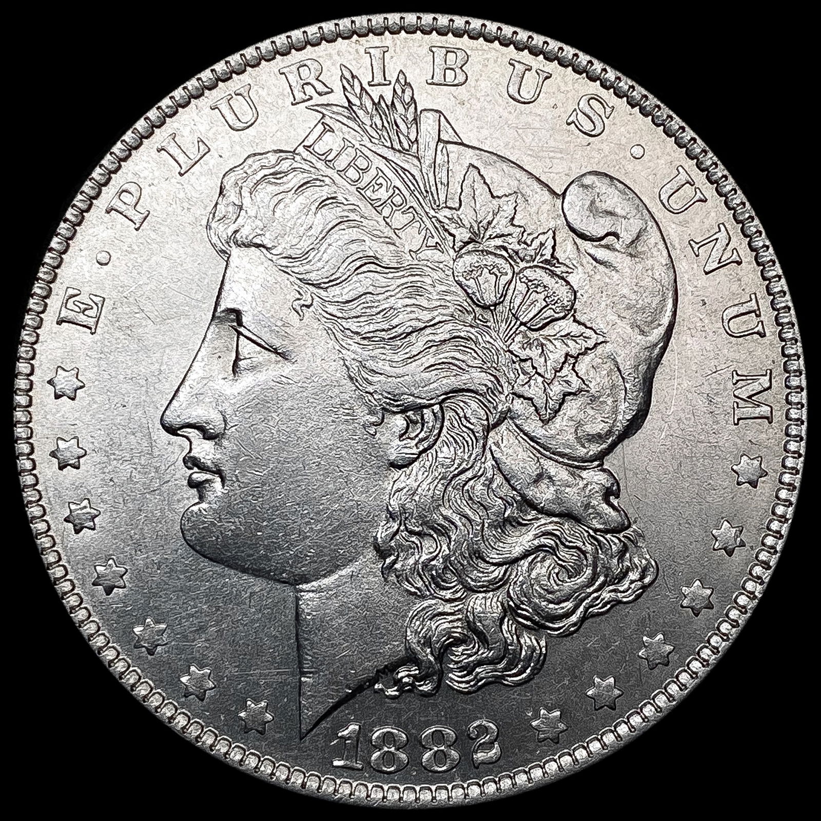 1882-O/S Morgan Silver Dollar UNCIRCULATED (1 of 2)