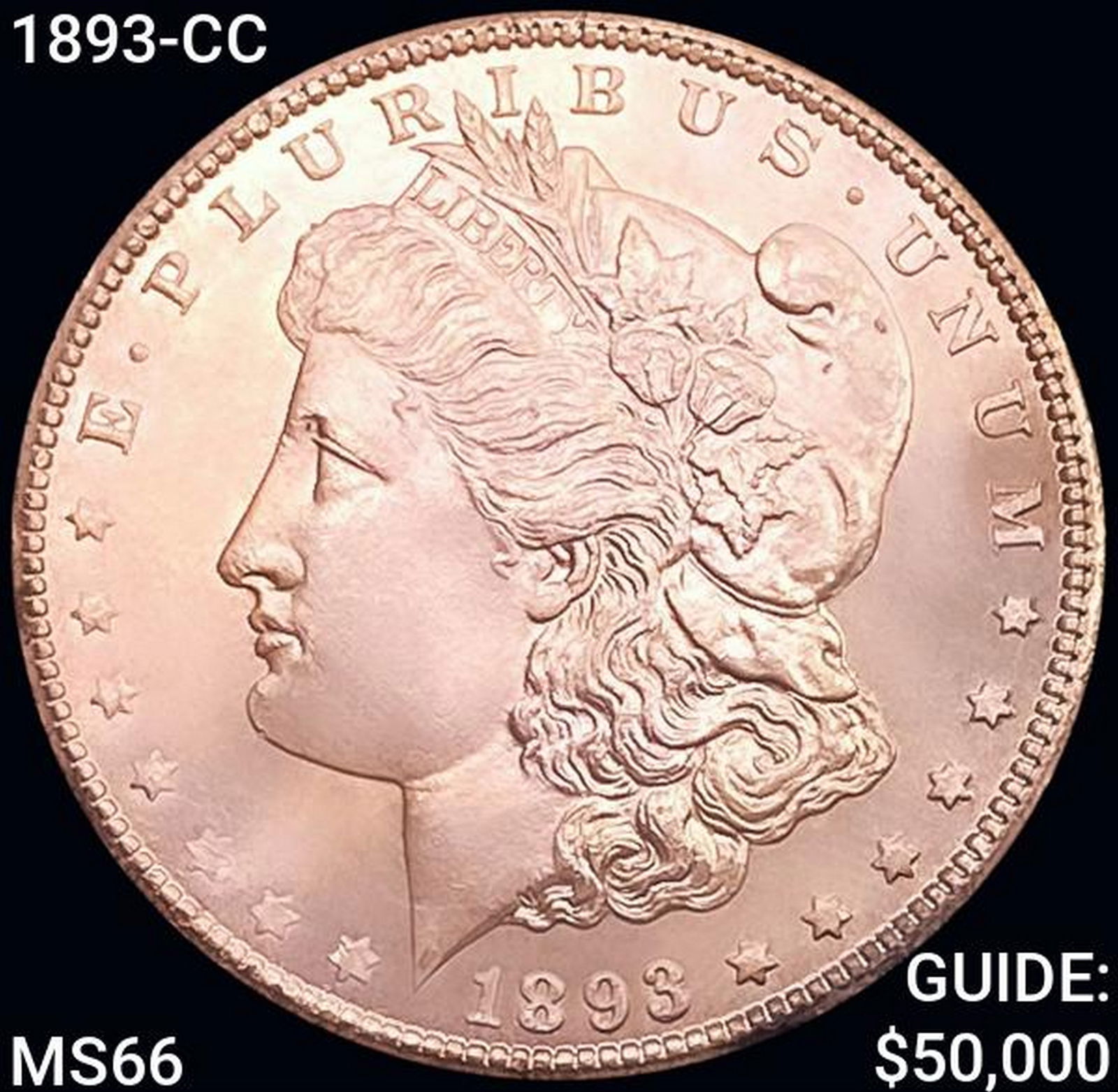 1893-CC Morgan Silver Dollar GEM BU (1 of 2)