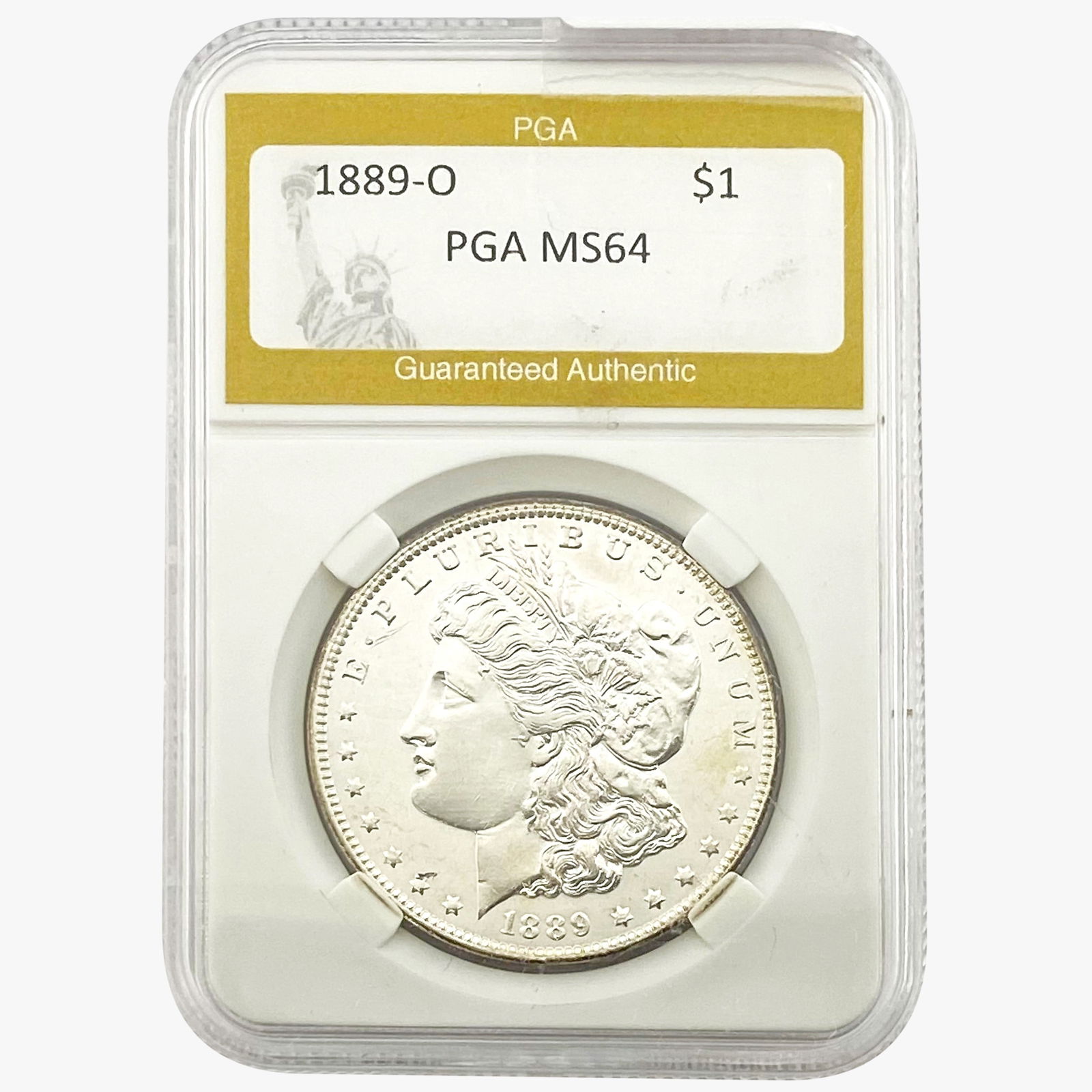 1889-O Morgan Silver Dollar PGA MS64 (1 of 2)