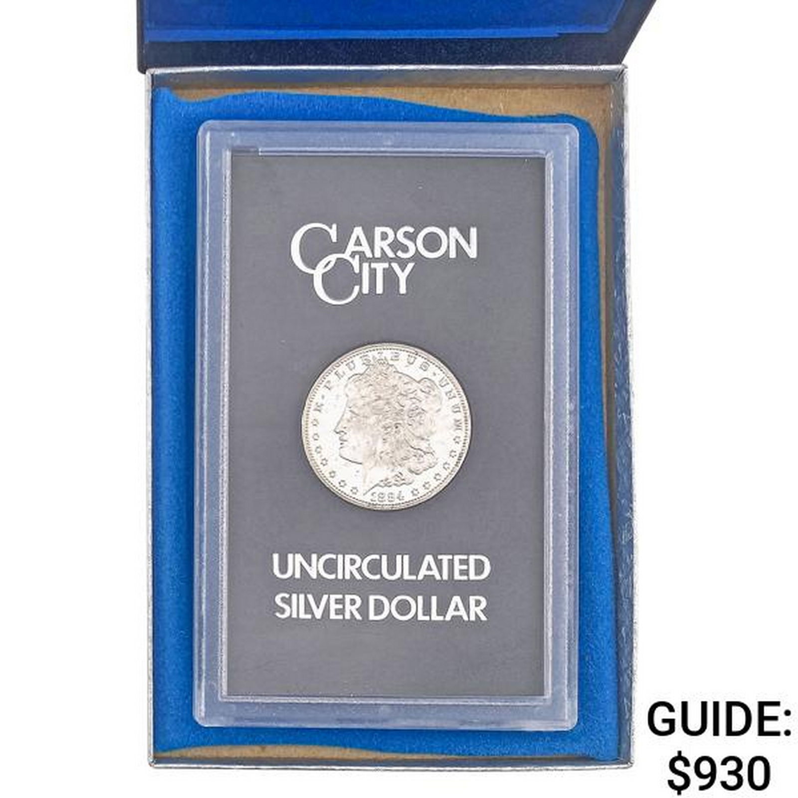 1884-CC Morgan Silver Dollar  UNC (1 of 2)