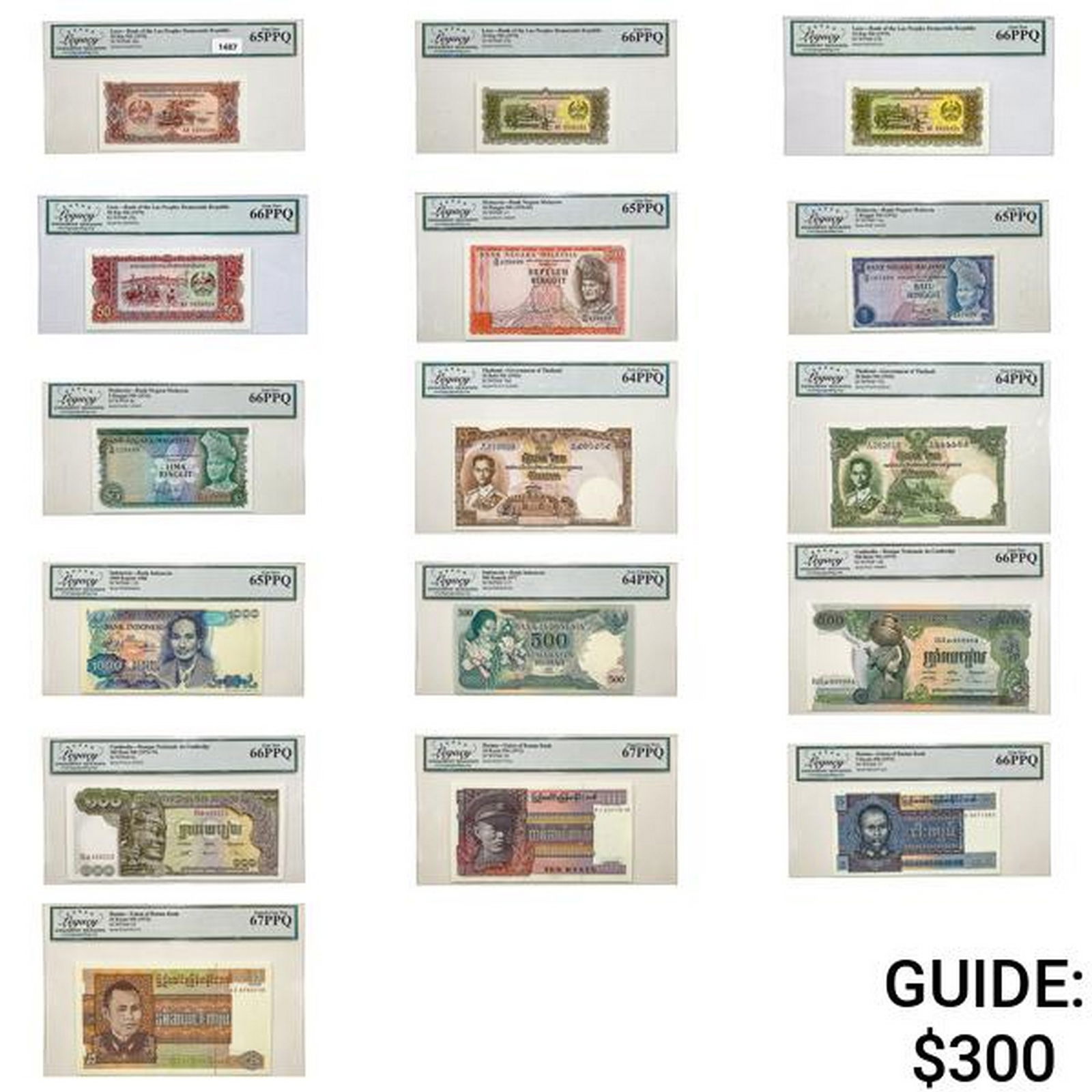 [15] 1953-1981  SE Asia Assorted Currency Notes Legacy (1 of 2)