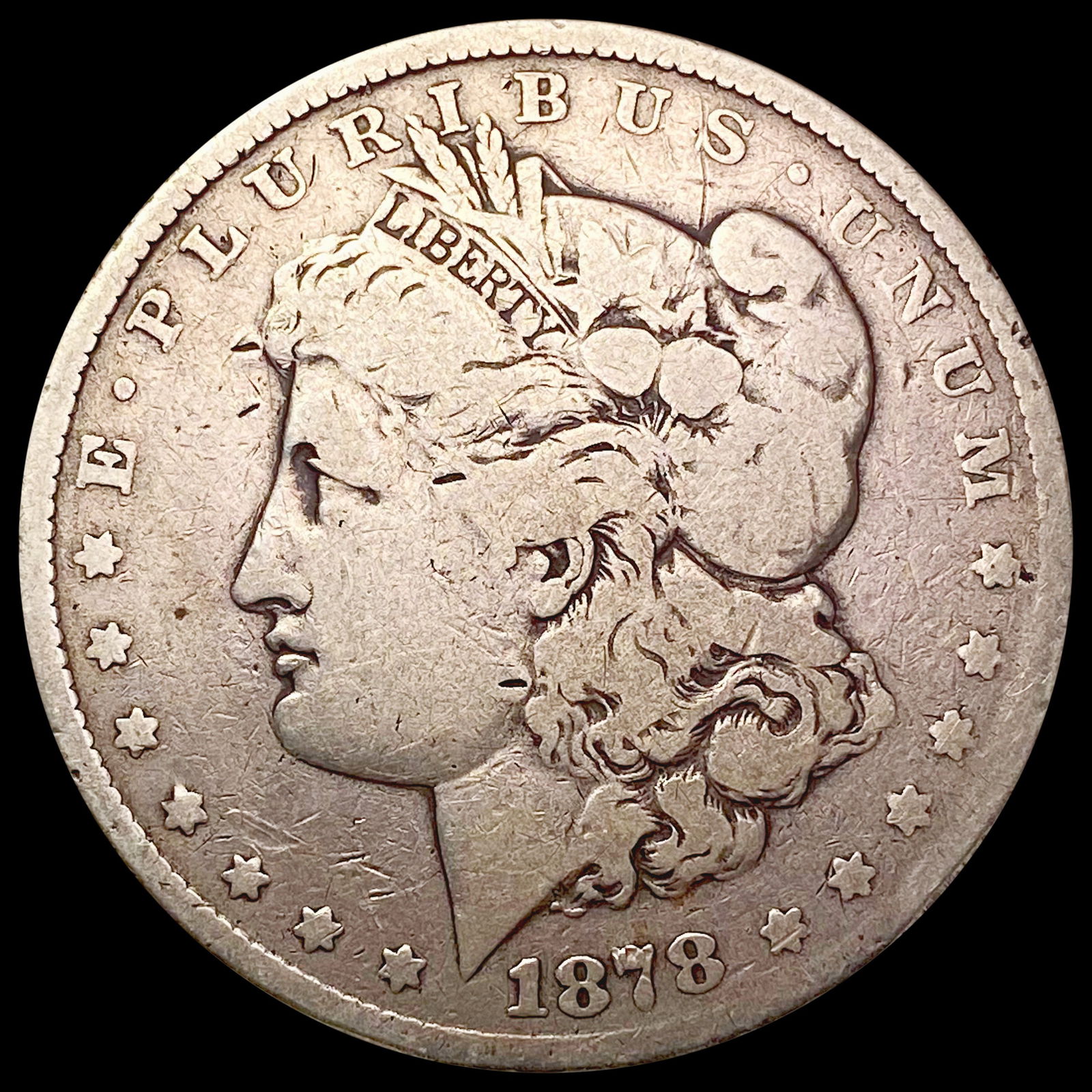 1878-CC Morgan Silver Dollar LIGHTLY CIRCULATED (1 of 2)