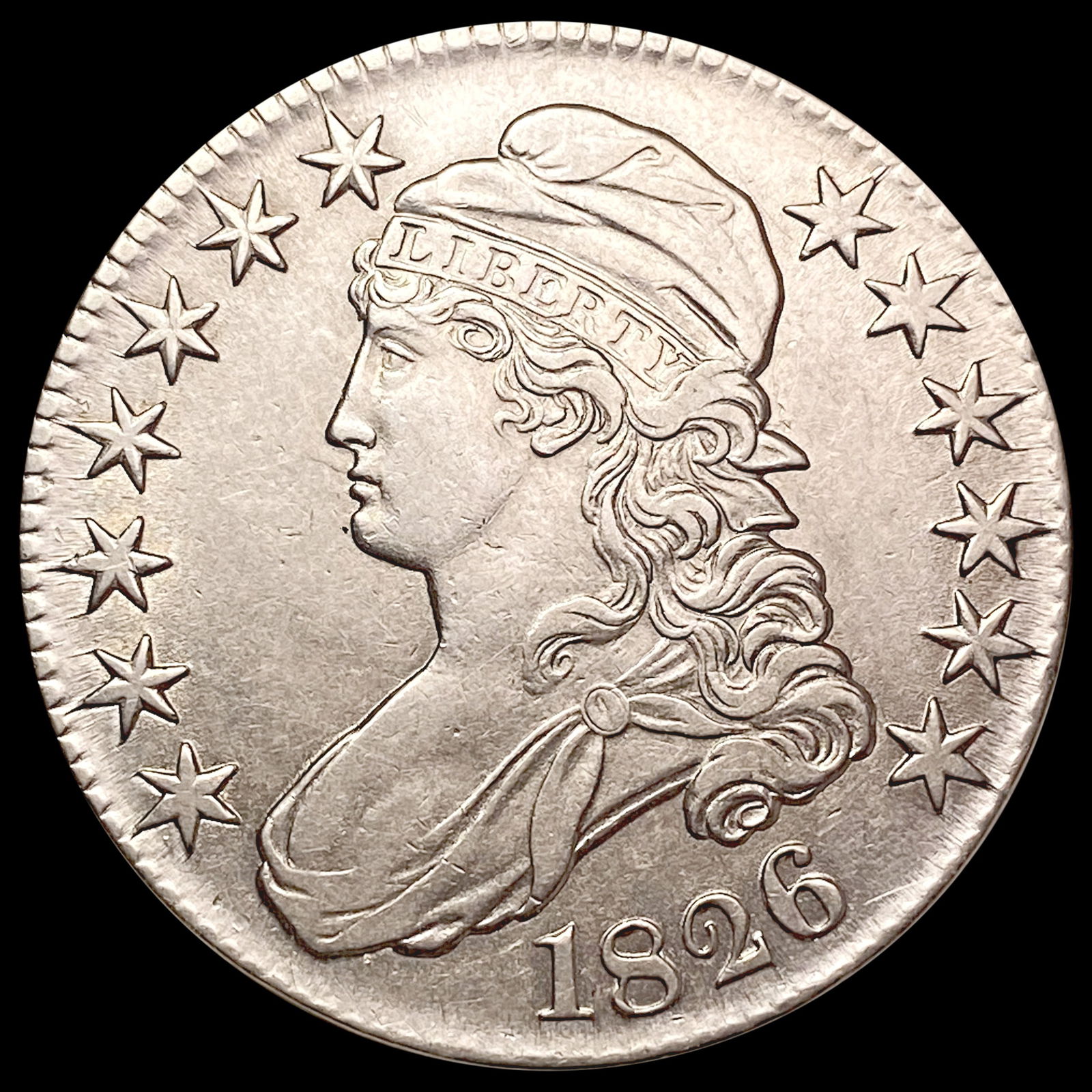 1826 Capped Bust Half Dollar CHOICE AU (1 of 2)