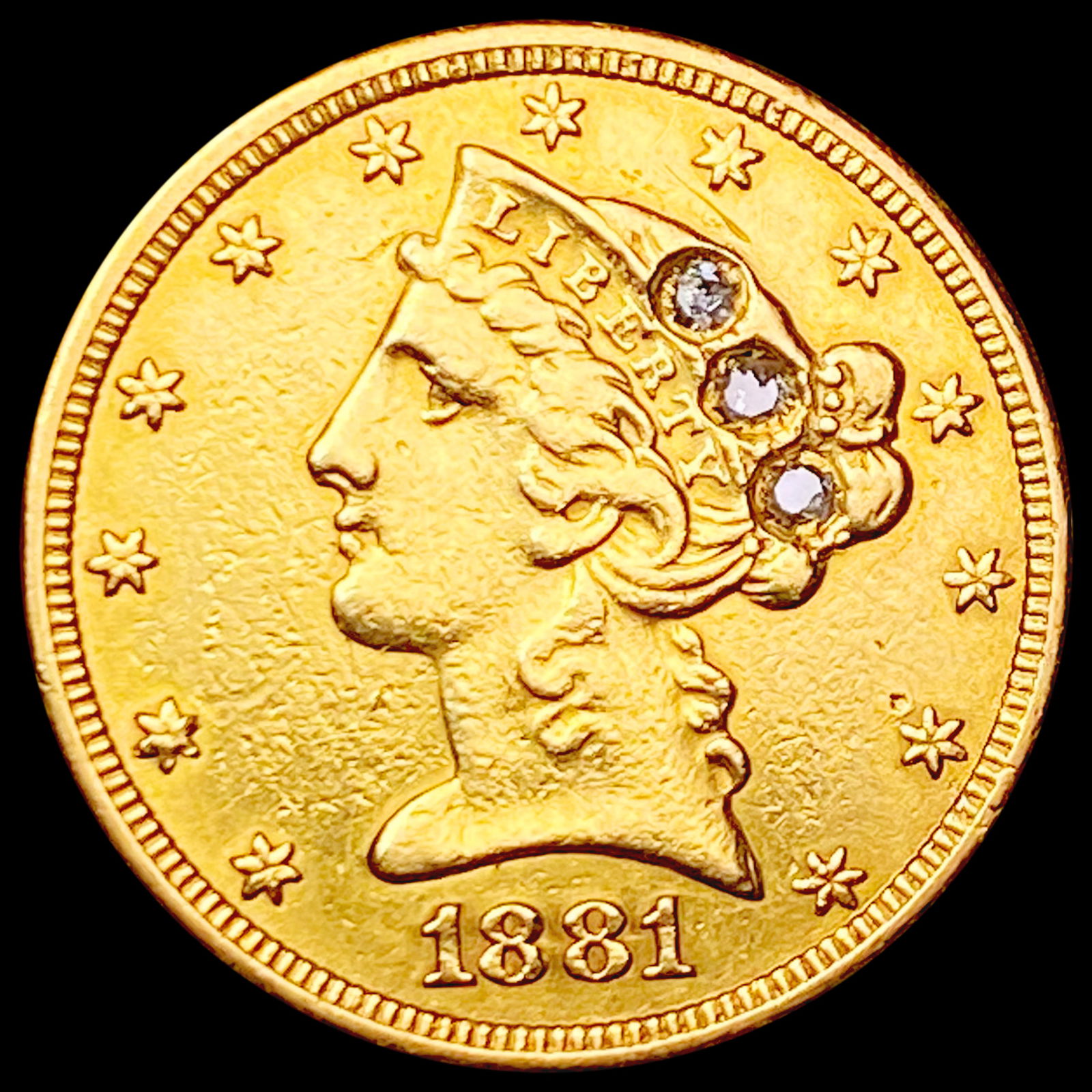 1881 $5 Gold Half Eagle HIGH GRADE (1 of 2)