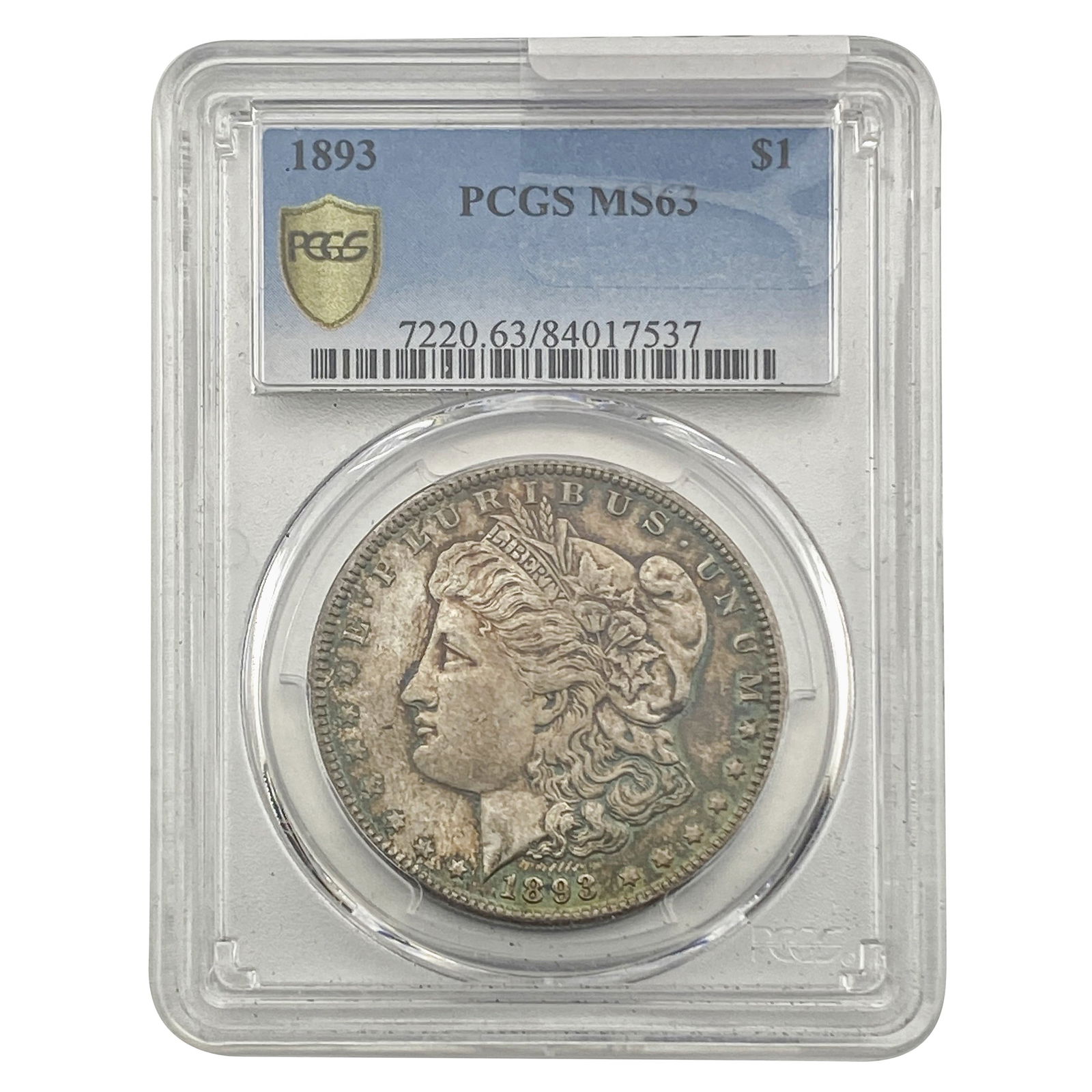 1893 Morgan Silver Dollar PCGS MS63 (1 of 2)