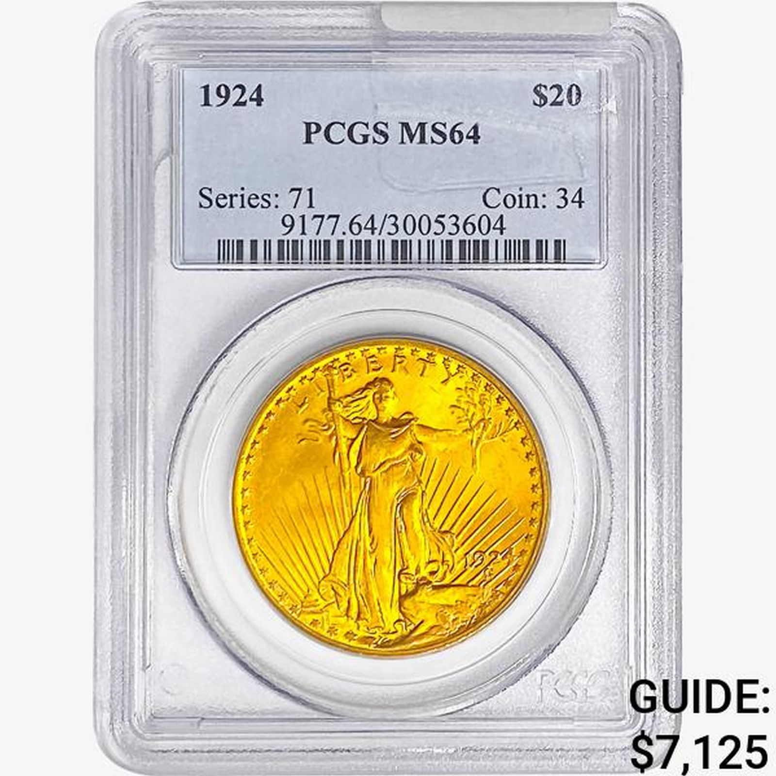 1924 $20 Gold Double Eagle PCGS MS64 (1 of 2)