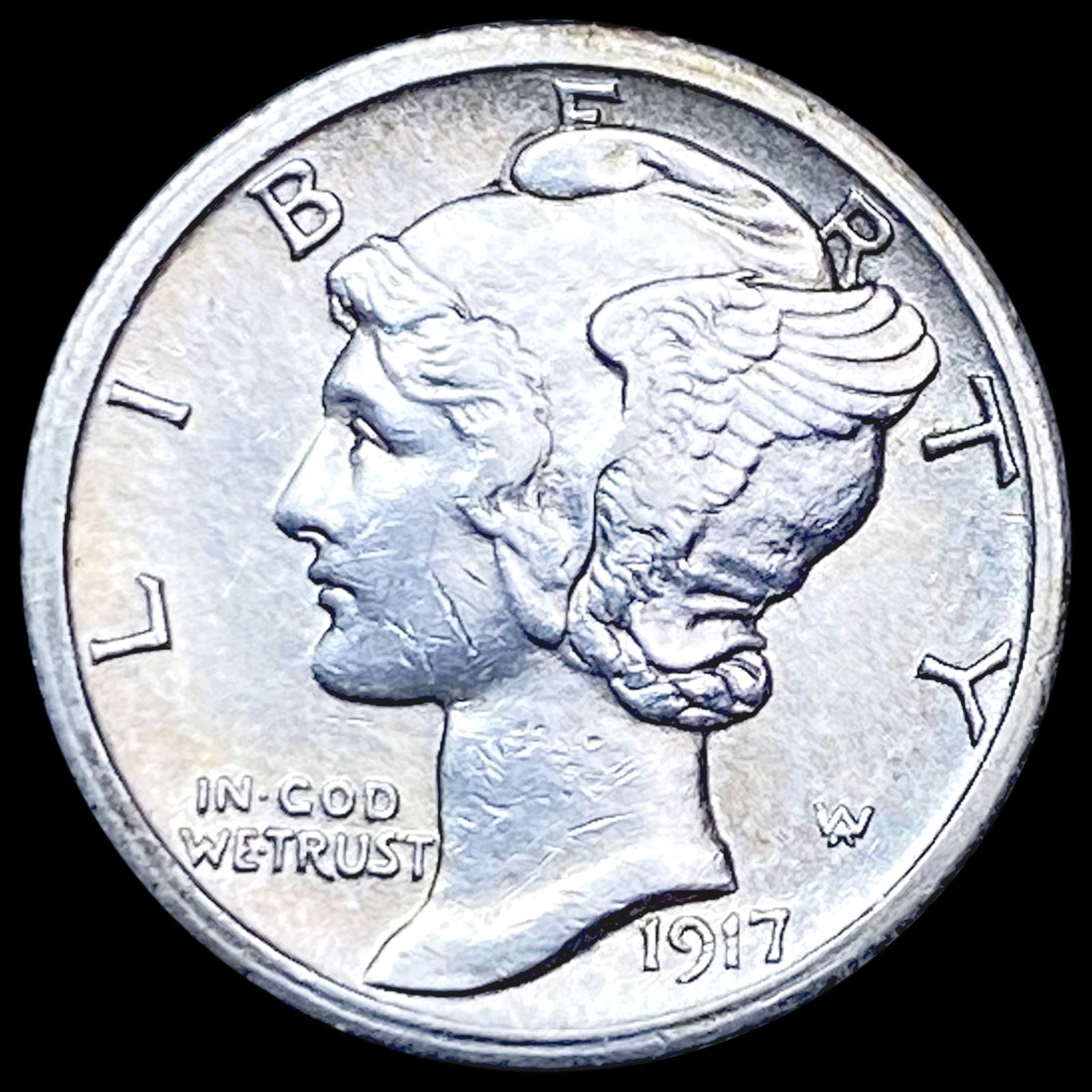 1917-S Mercury Dime UNCIRCULATED (1 of 2)