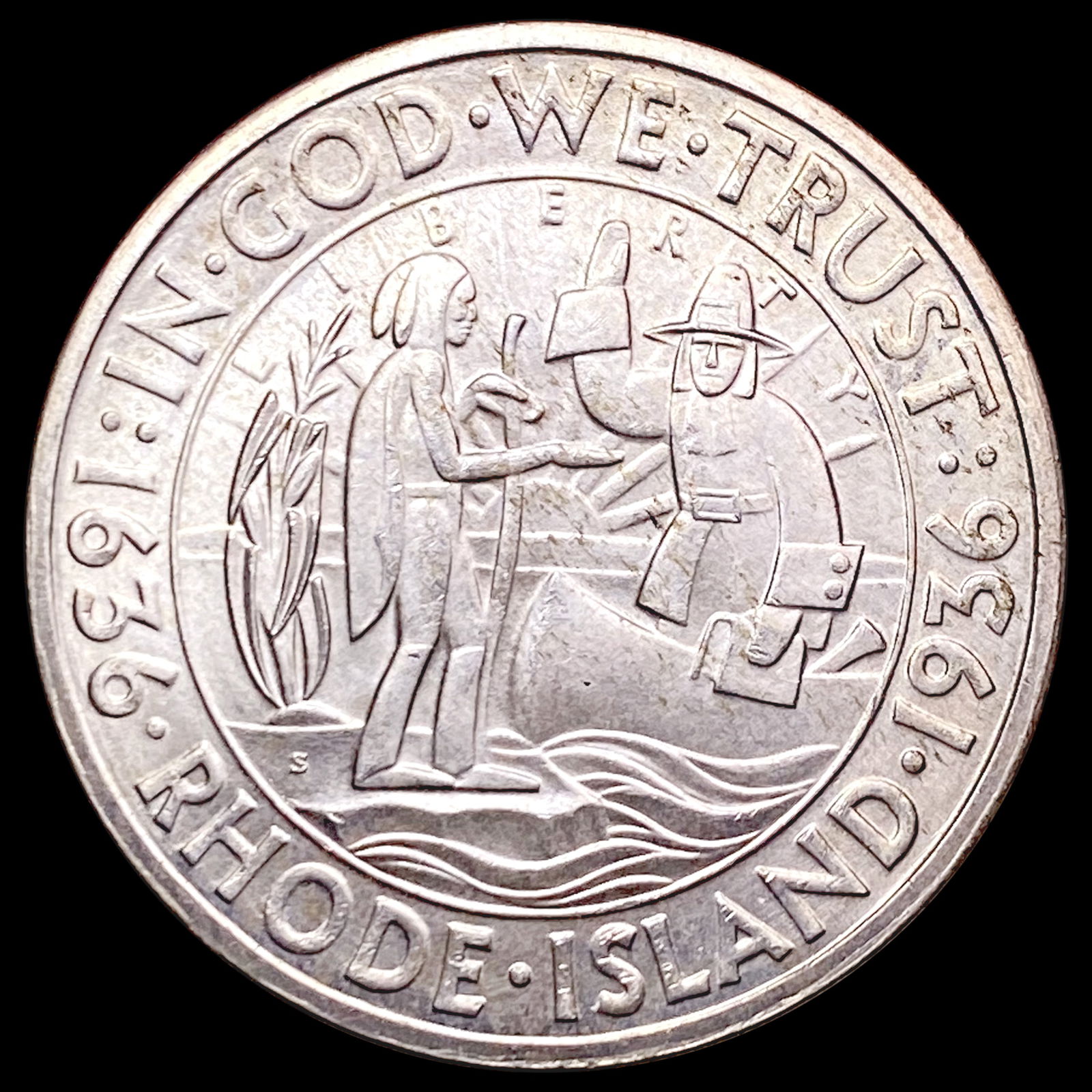 1936-S Rhode Island Half Dollar UNCIRCULATED (1 of 2)