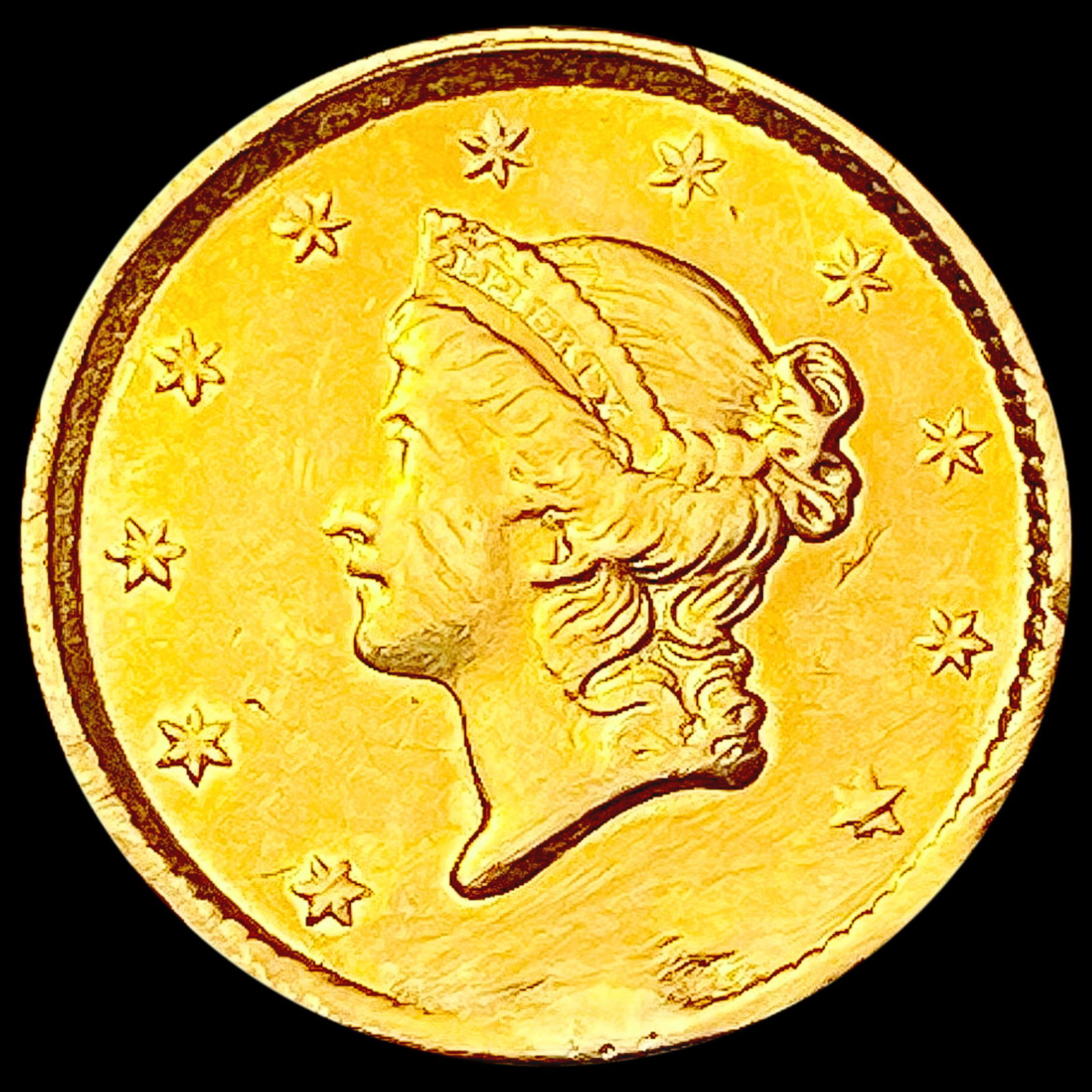 1852 Rare Gold Dollar CLOSELY UNCIRCULATED (1 of 2)