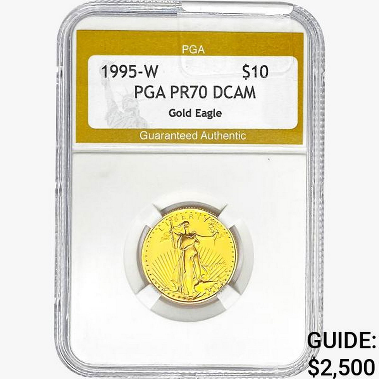 1995-W 1/4oz Gold $10 Eagle PGA PR70 DCAM (1 of 2)
