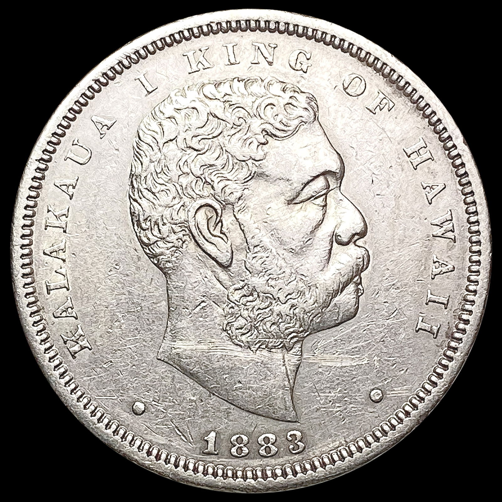 1883 Kingdom of Hawaii Half Dollar CLOSELY UNCIRCULATED (1 of 2)