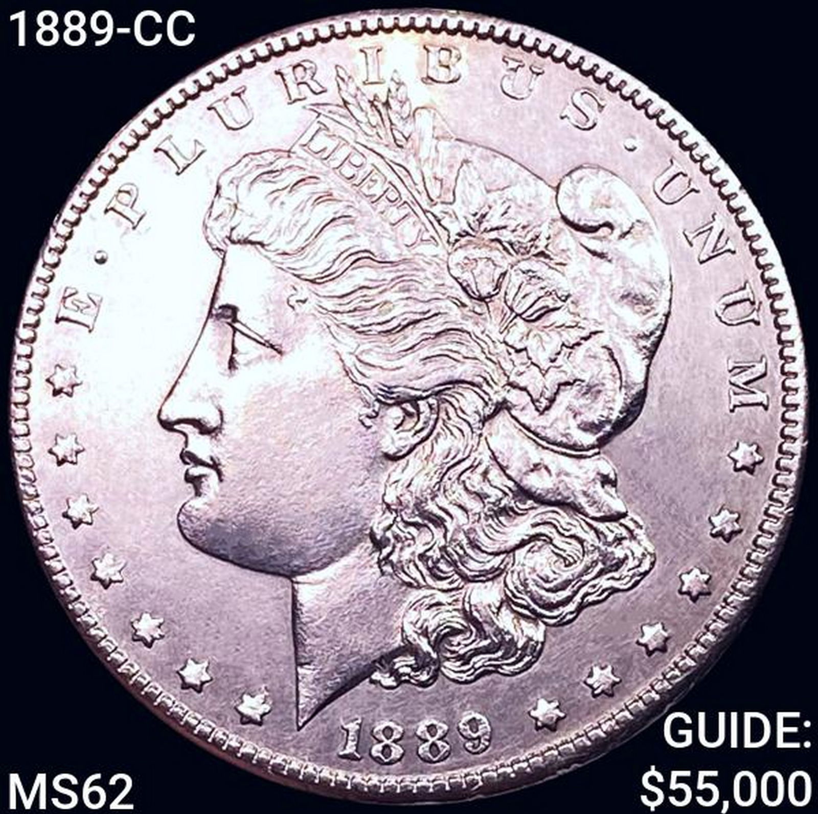 1889-CC Morgan Silver Dollar UNCIRCULATED (1 of 2)
