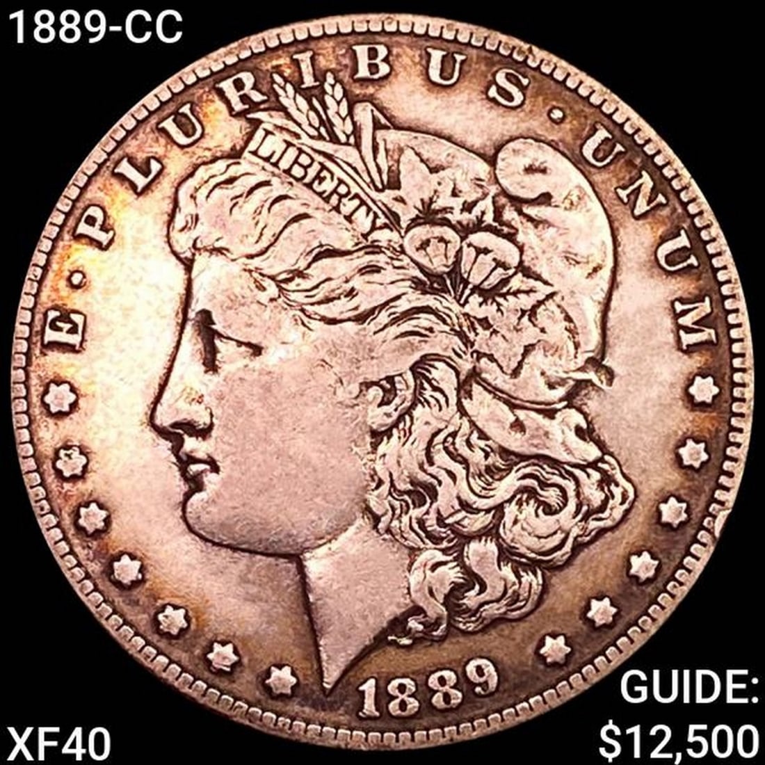 1889-CC Morgan Silver Dollar NEARLY UNCIRCULATED (1 of 2)