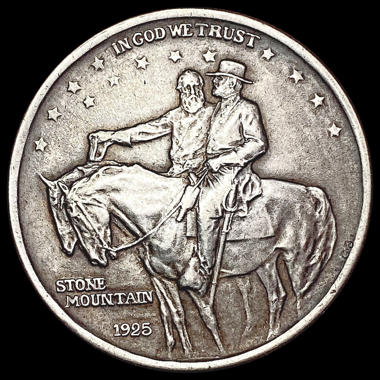 1925 Stone Mountain Half Dollar CLOSELY UNCIRCULATED (1 of 2)