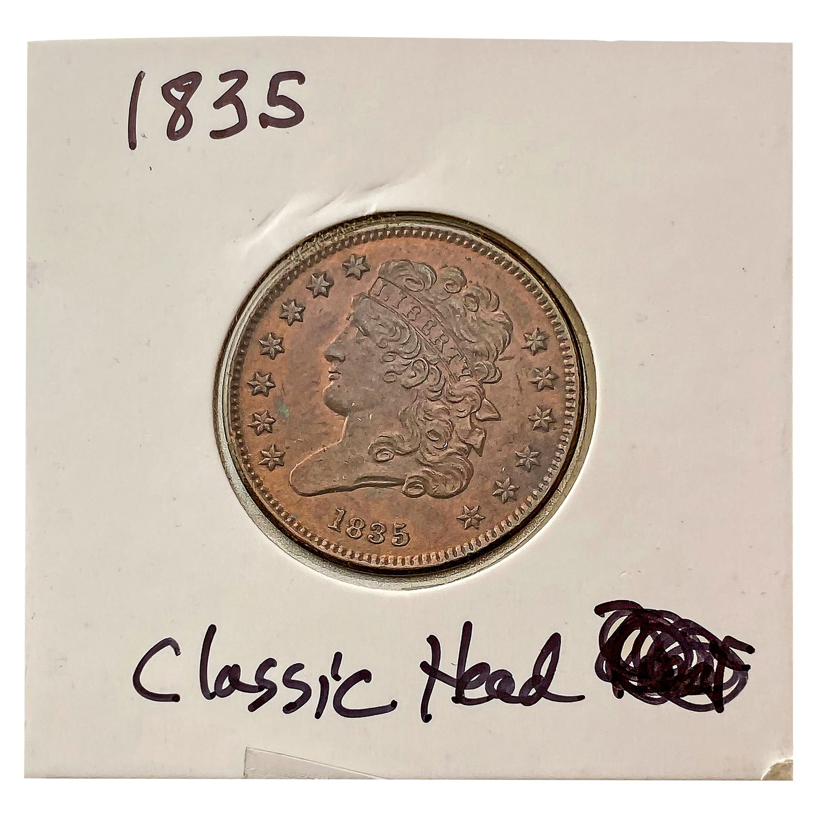 1835 Classic Head Half Cent (1 of 2)