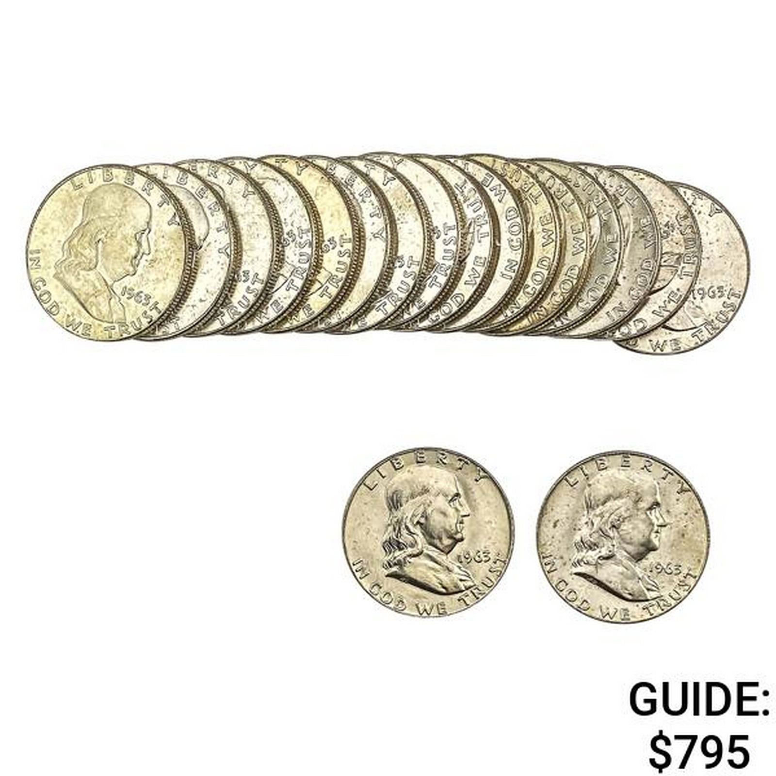 [18] 1963 Franklin Half Dollar (1 of 2)