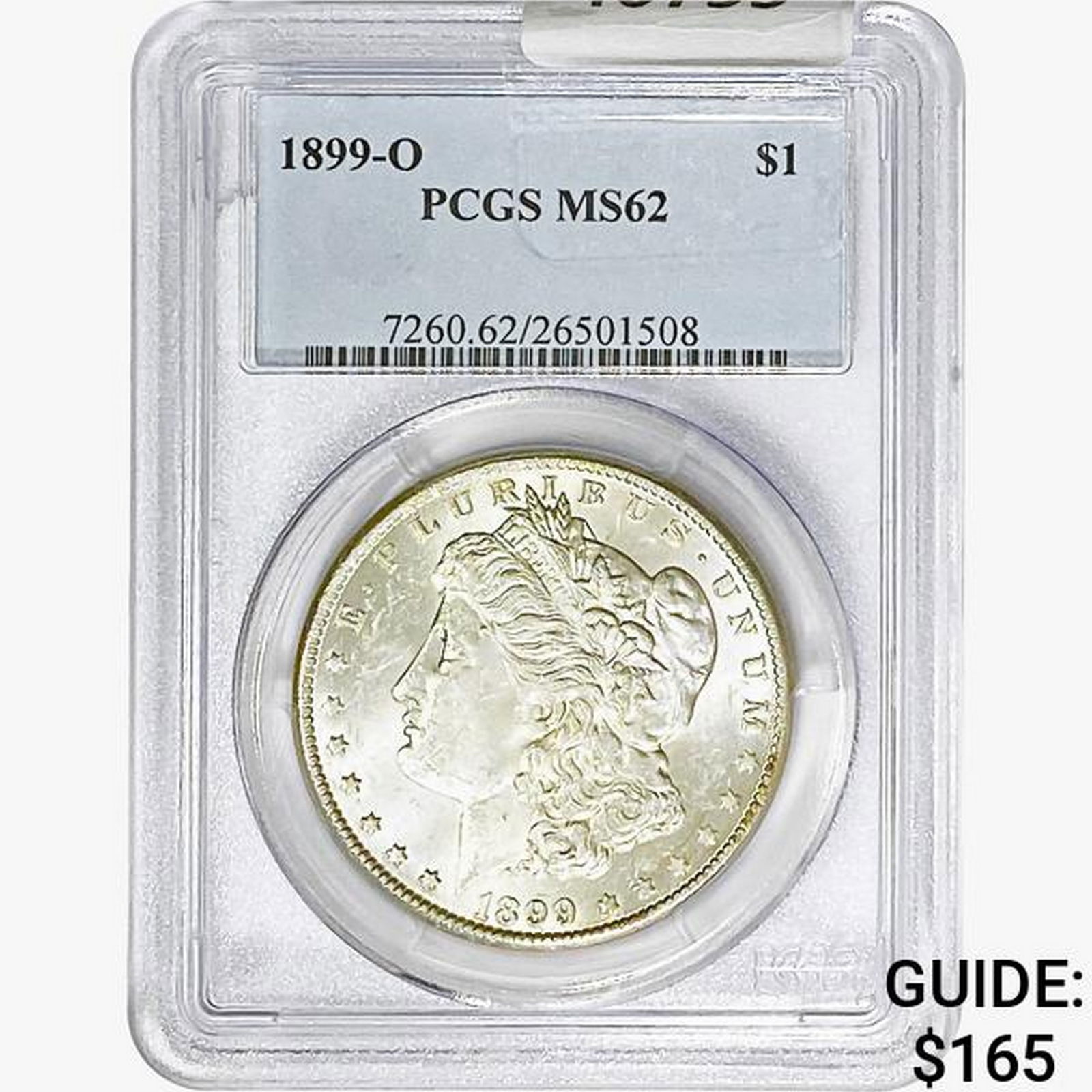 1899-O Morgan Silver Dollar PCGS MS62 (1 of 2)