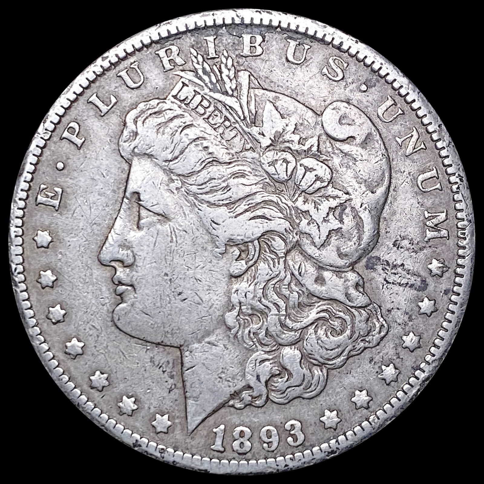 1893-CC Morgan Silver Dollar NICELY CIRCULATED (1 of 2)