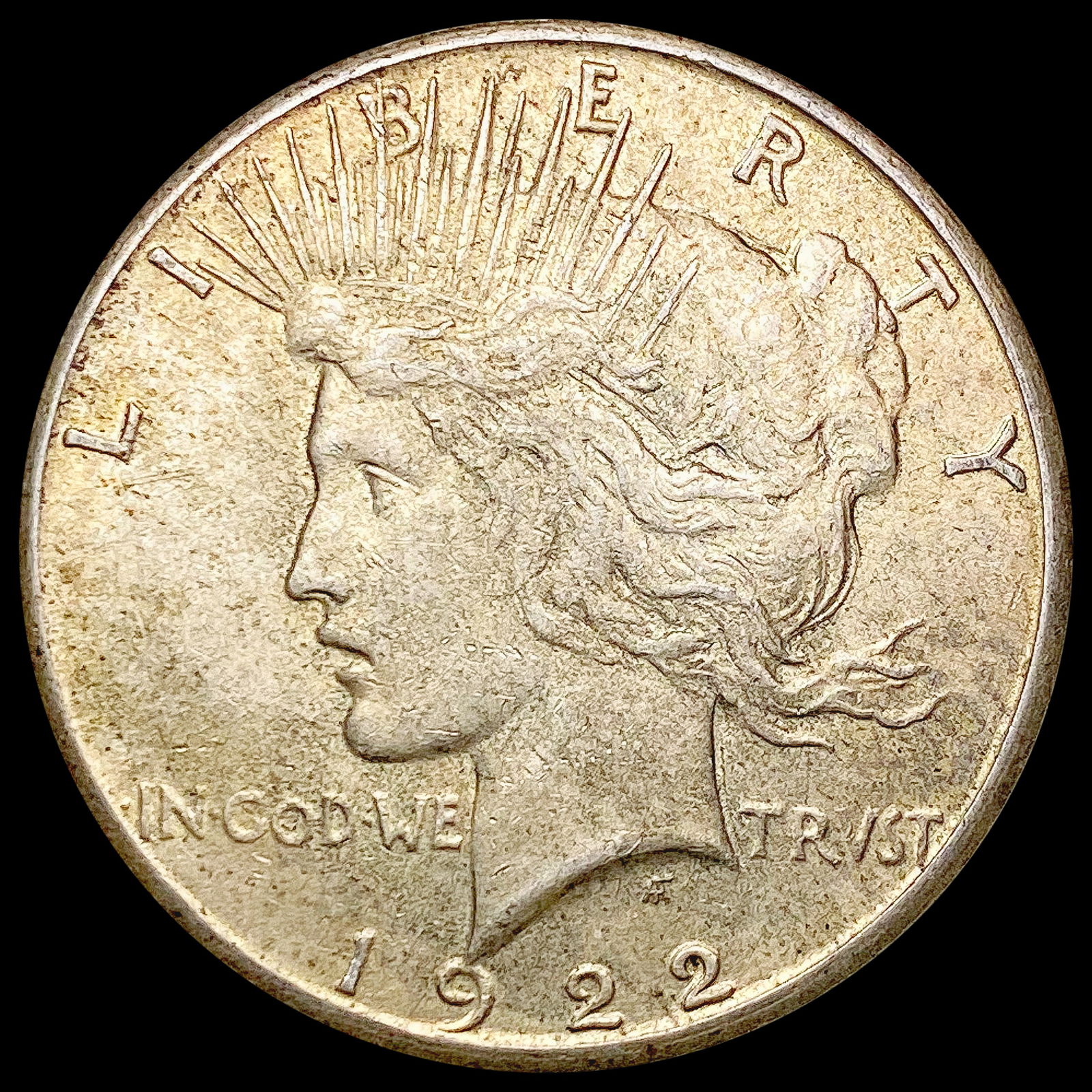 1922-S Silver Peace Dollar CLOSELY UNCIRCULATED (1 of 2)