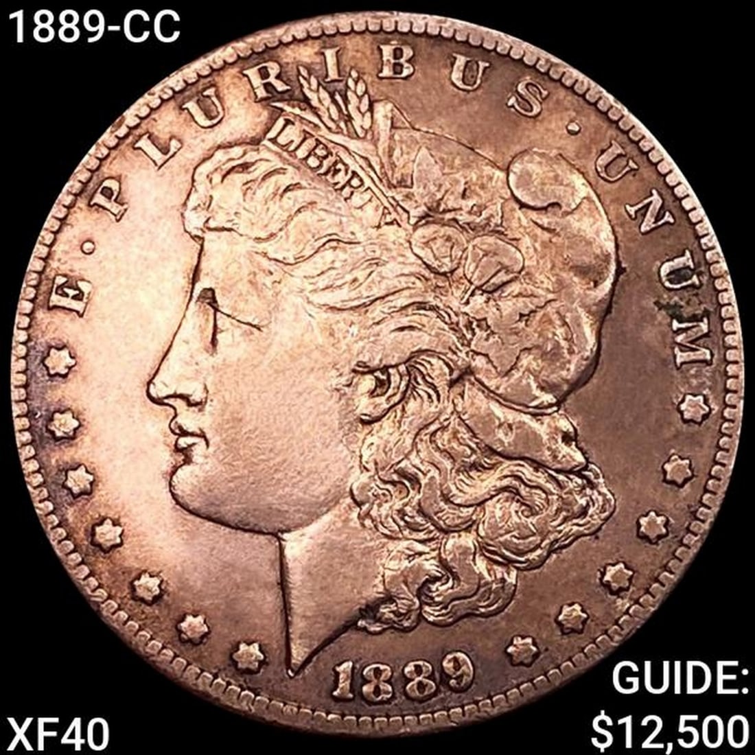 1889-CC Morgan Silver Dollar NEARLY UNCIRCULATED (1 of 2)